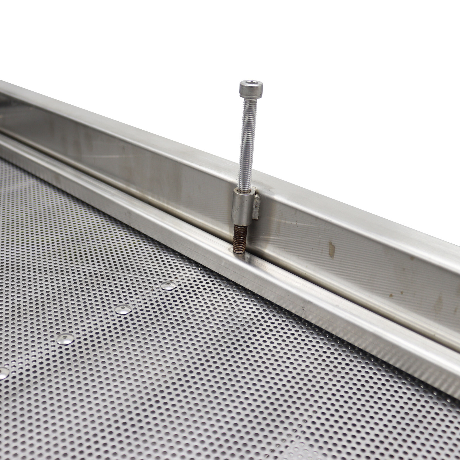 TB610 110V Stainless Steel Linear Vibrating Screen with 3mm Screen Dual Motor