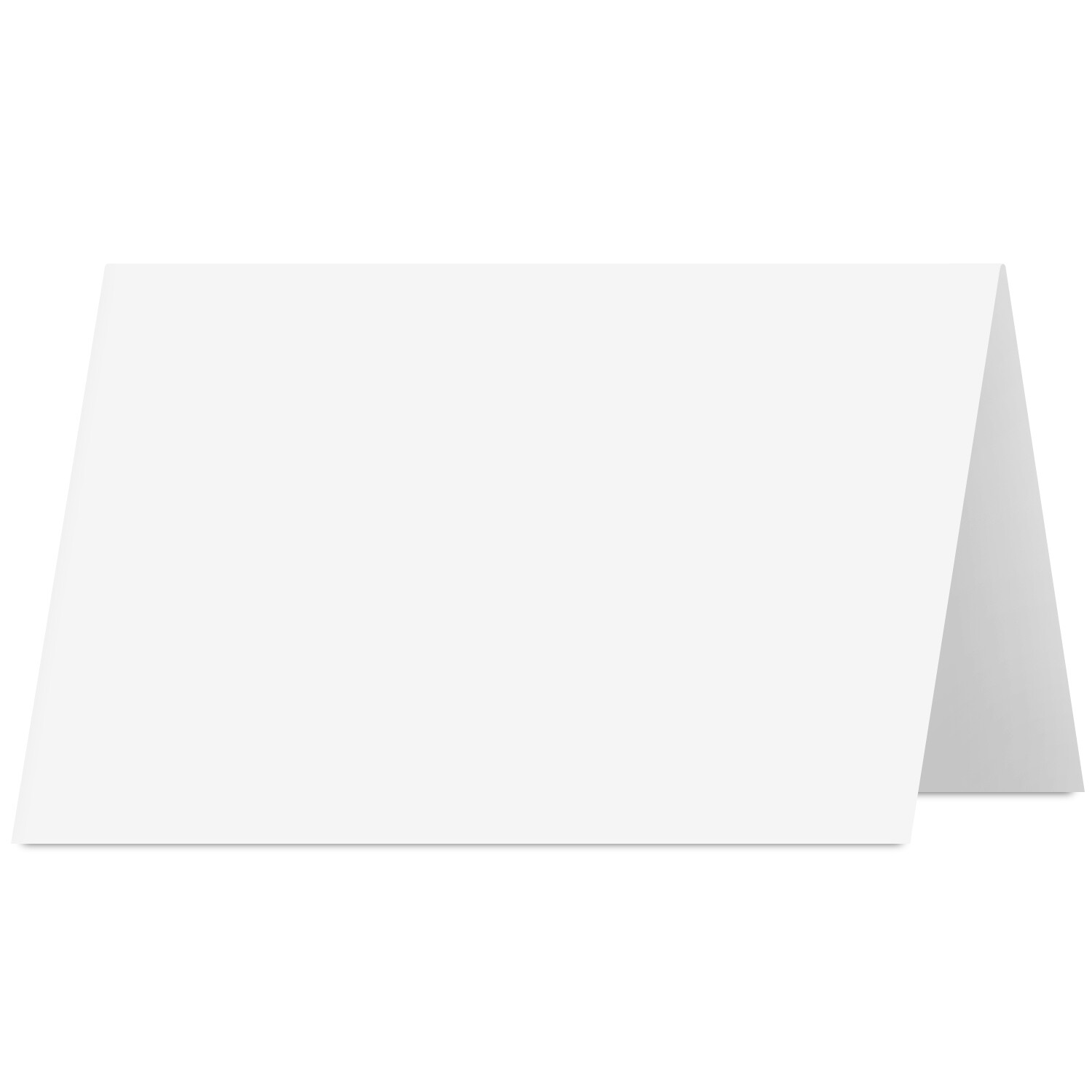 Blank White Half Fold Greeting Cards – 5.5 x 8.5″ – Uncoated – 50 per Pack
