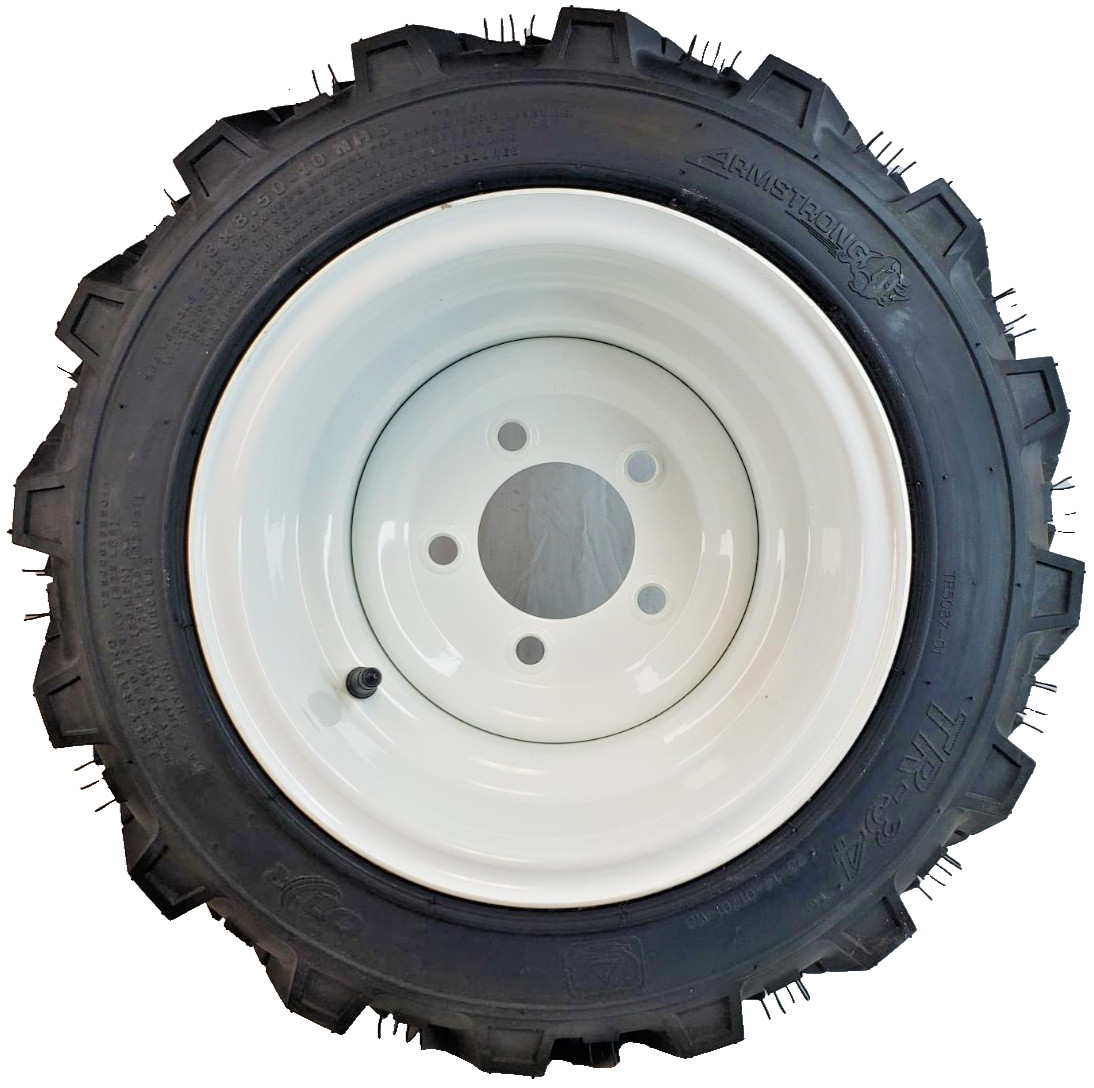 18×8.50-10 Riding Mower Garden tractor 5-hole TR-34 Lug Tire Rim Wheel assembly