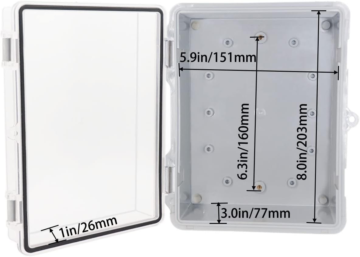 Outdoor Waterproof Electrical Box Junction Box Weatherproof IP67 ABS Plastic ..