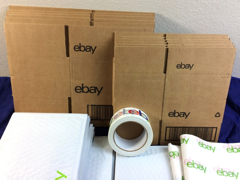 Ebay Shipping Supplies KIT Padded MAILERS Bubble Envelopes BOXES, Tissue &1-TAPE