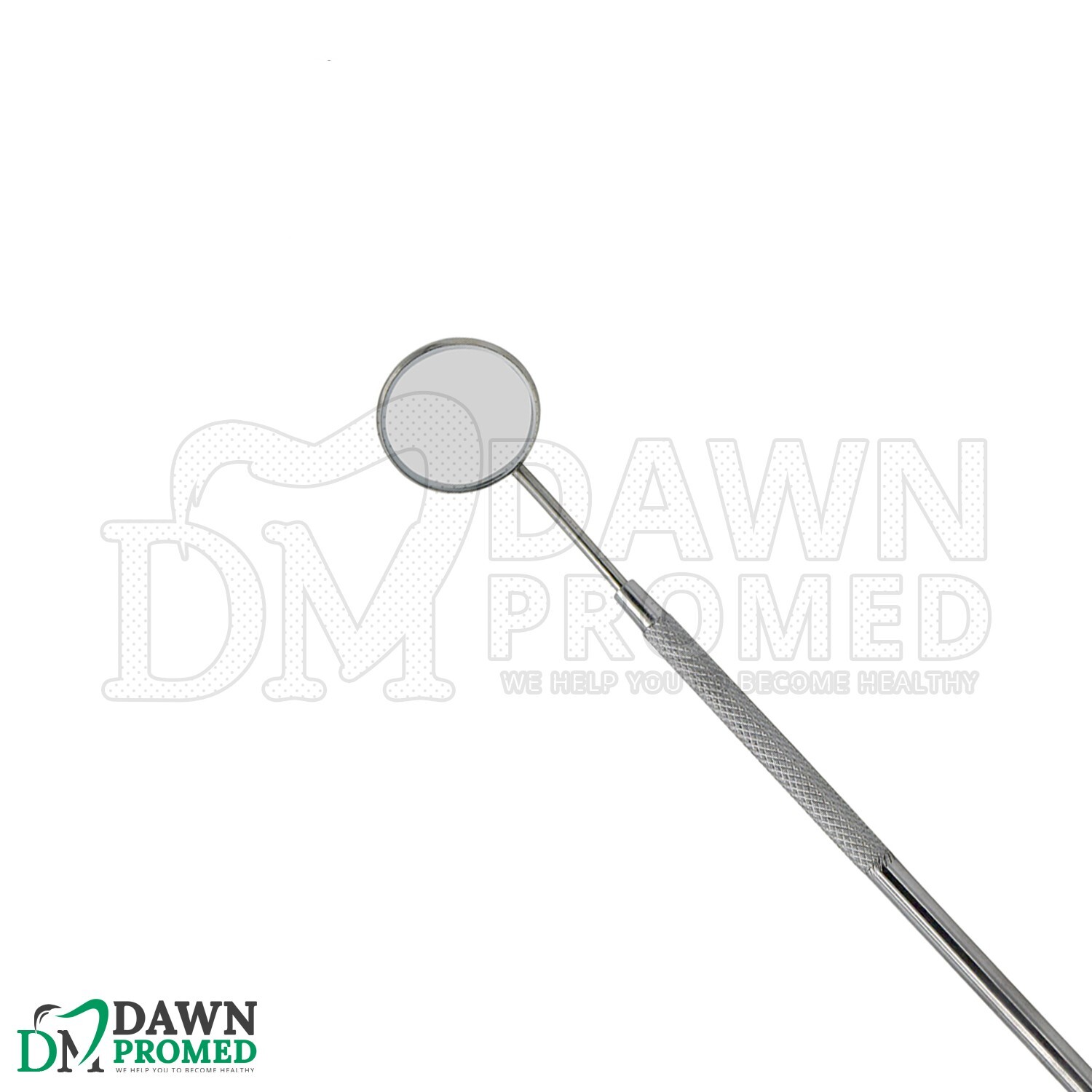 100 Pcs Dental Mouth Mirror #5 With Handle ENT Dental Instruments German Grade