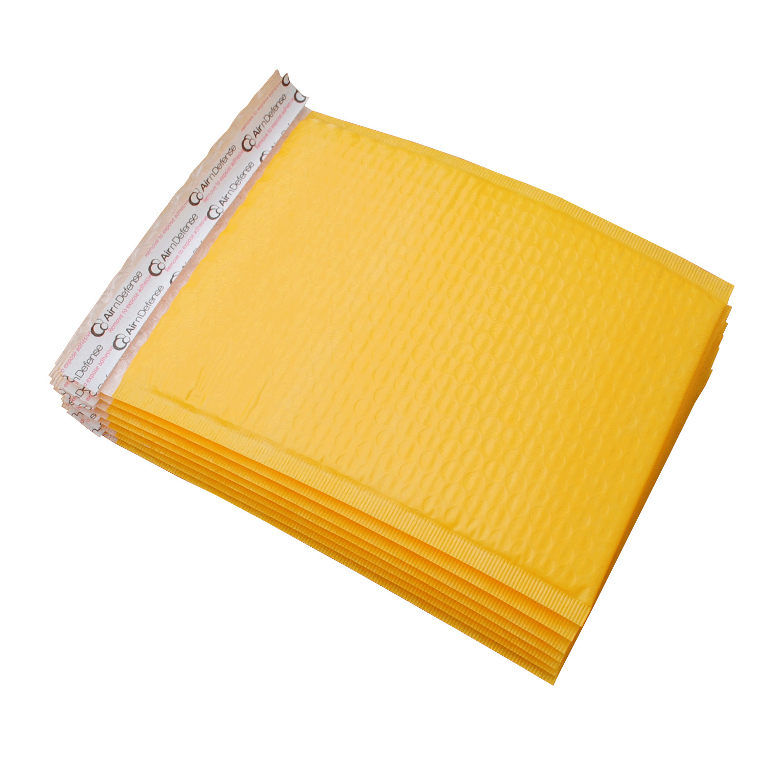 AirnDefense 1000 #000 4X8″ Yellow Poly Bubble Mailers Shipping Padded Envelope
