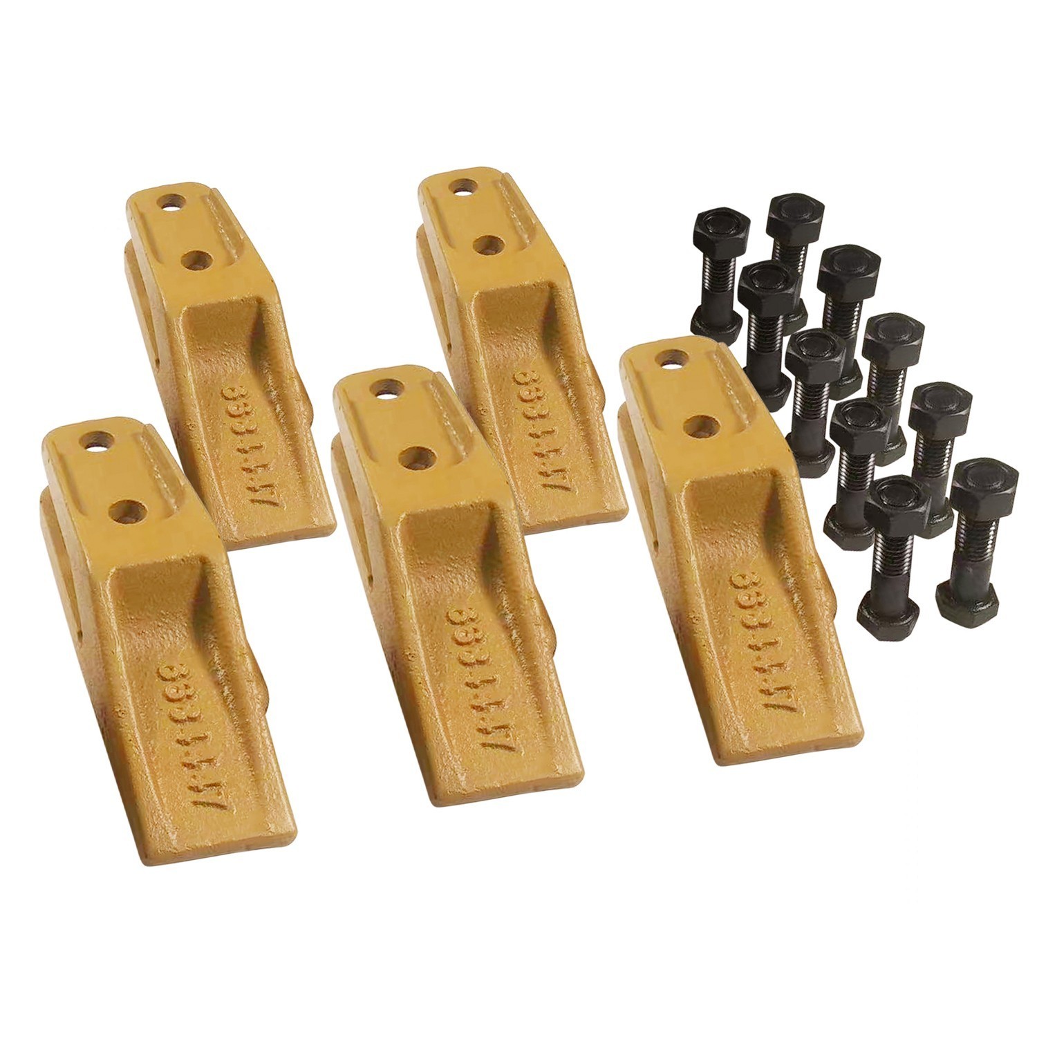 6684447 Bucket Teeth Skid Steer Backhoe Bolt On Tooth Unitooth – 5 PK