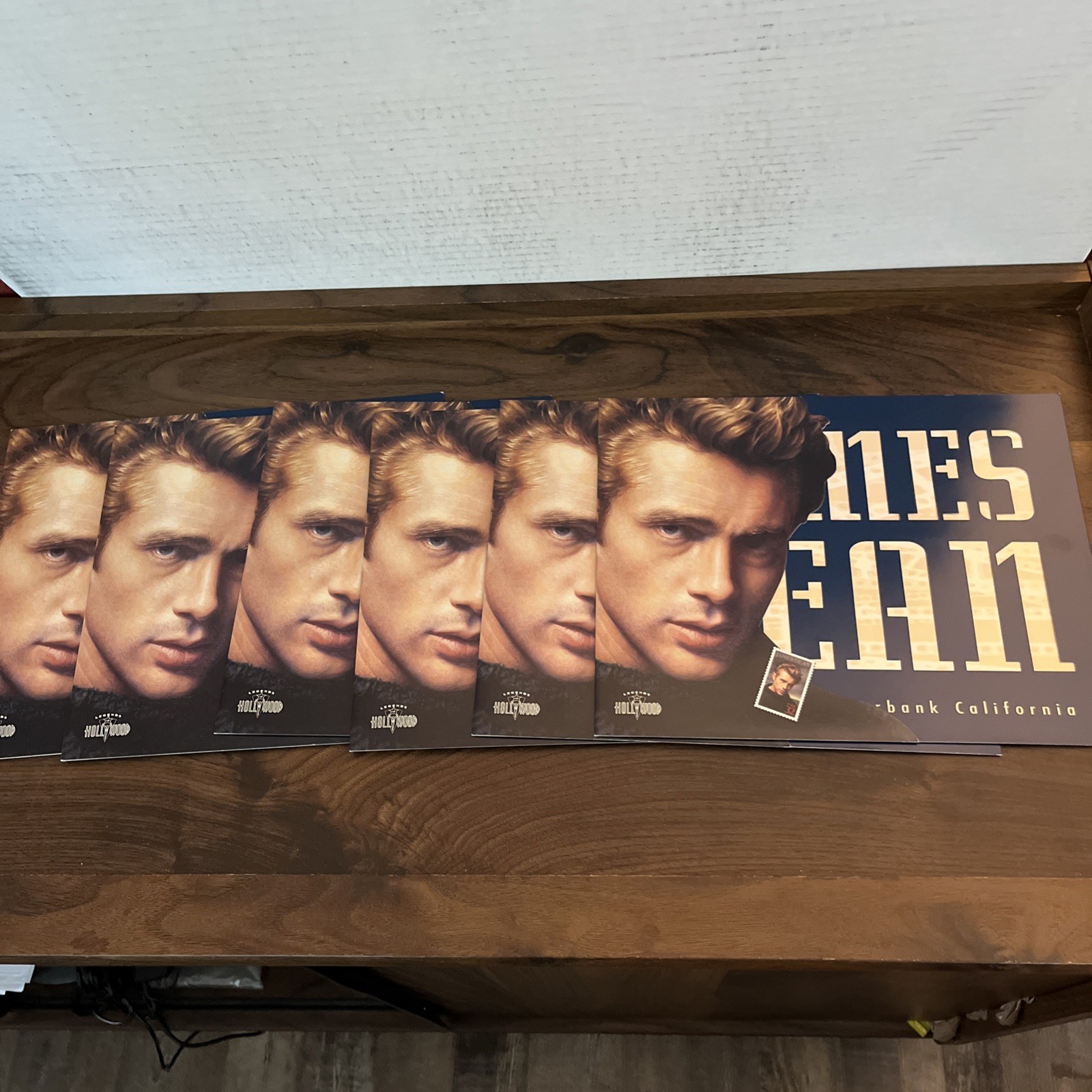 VTG 1996 JAMES DEAN SPECIAL UNITED STATES POSTAL SERVICE MAIL ENVELOPES LOT OF 6