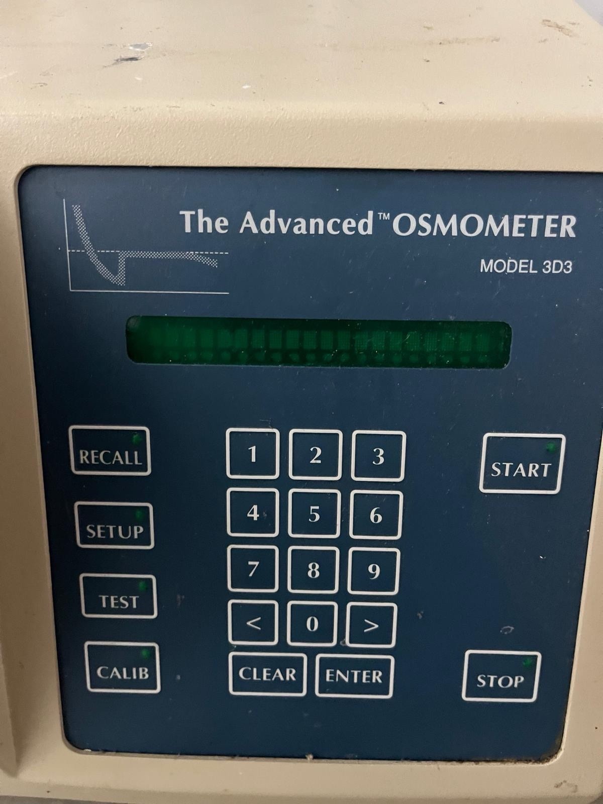 Advanced Instruments 3D3 The Advanced Single Sample Osmometer 60 DAYS WARRANTY