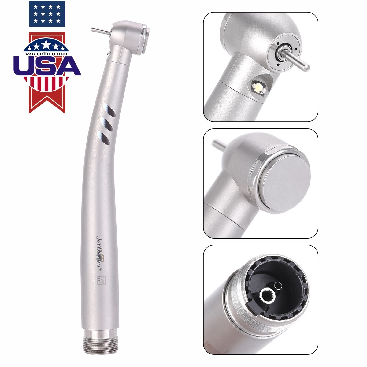 Dental E-generator LED High Speed Ceramic Torque Head Handpiece 2Hole /4Hole