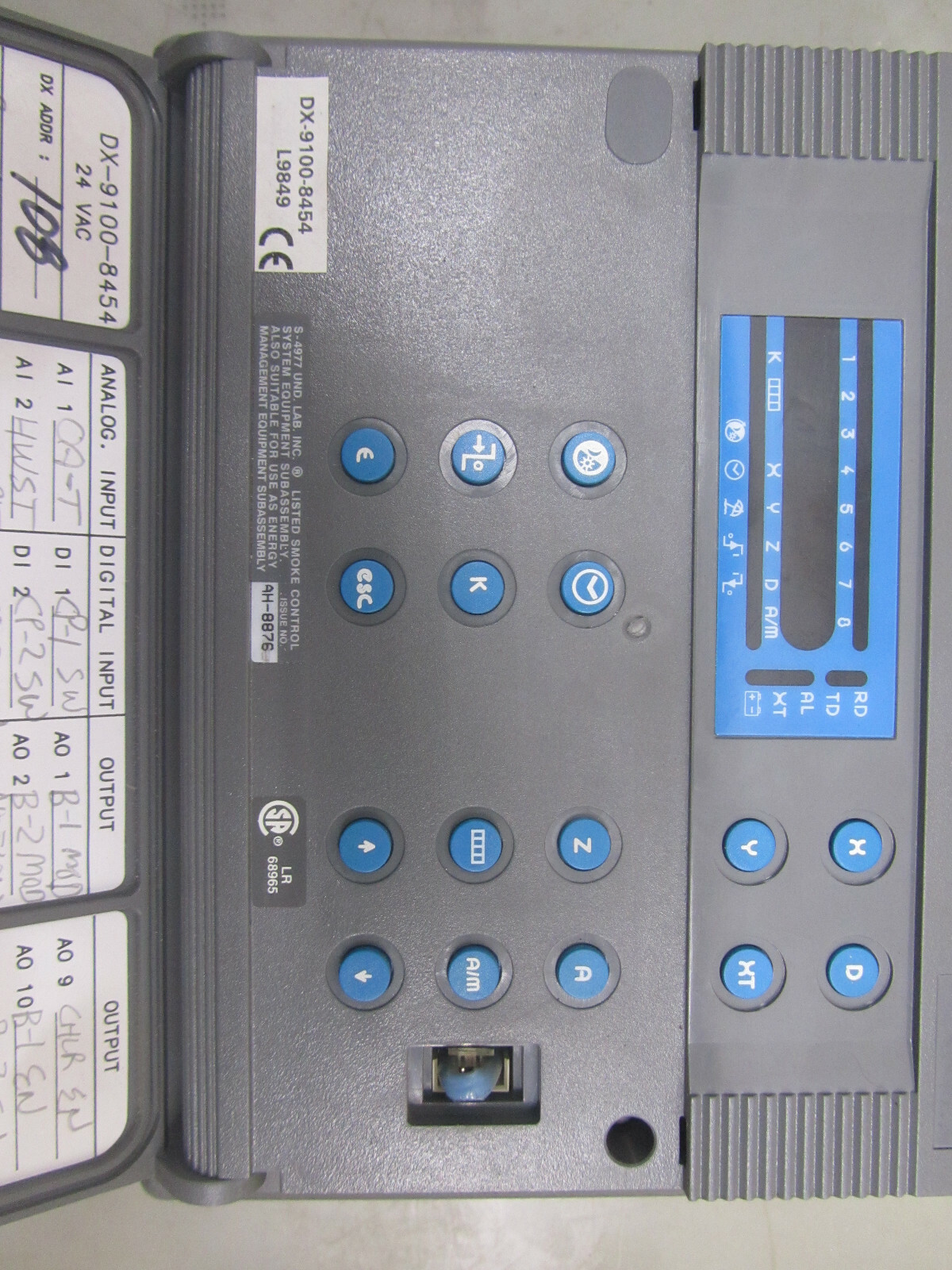 JOHNSON CONTROLS METASYS DX-9100-8454 PROGRAMMABLE CONTROLLER MODUAL