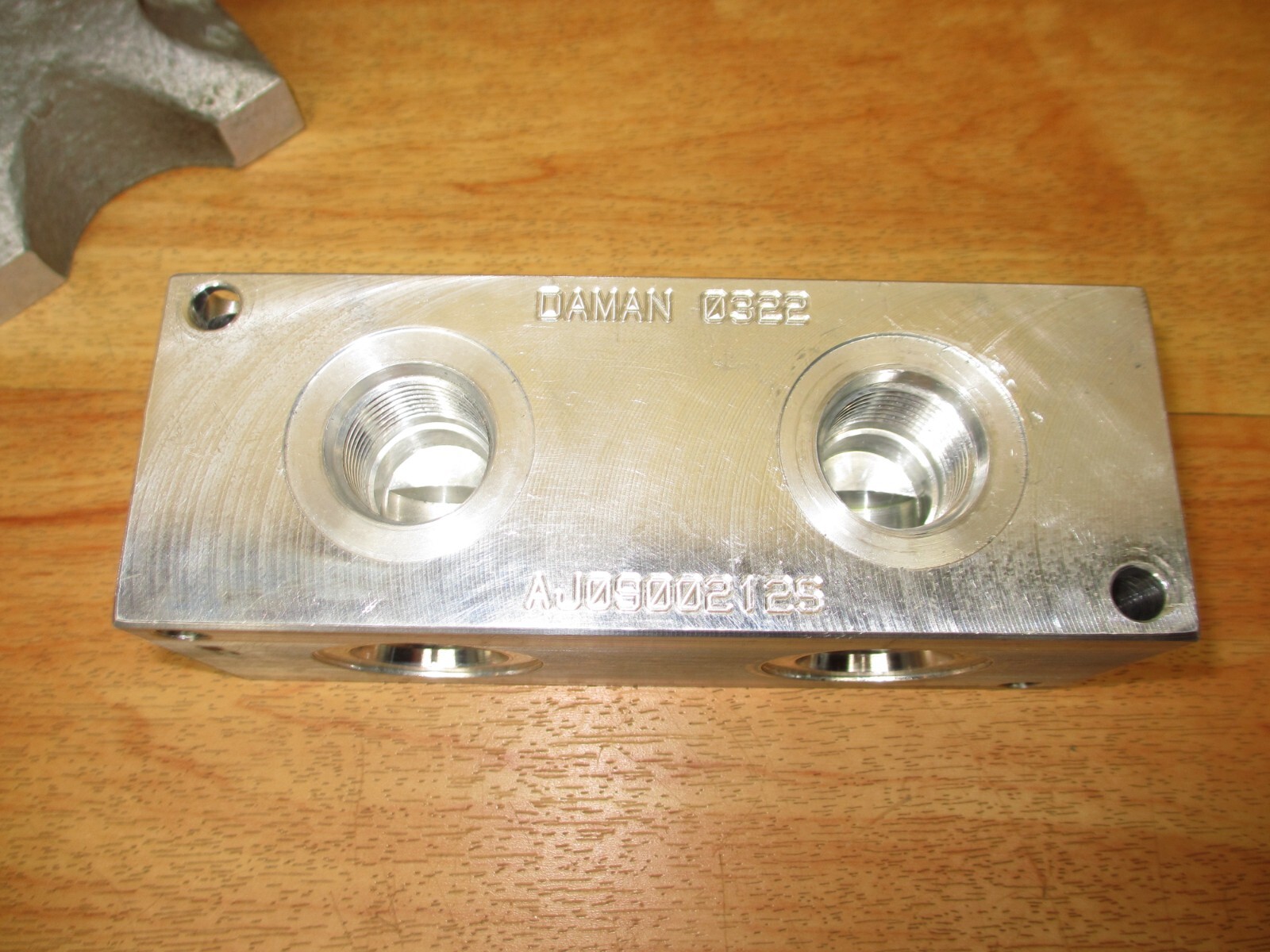 Daman AJ0900212S *USED PLZ READ* Hydraulic Junction Block Manifold Aluminum
