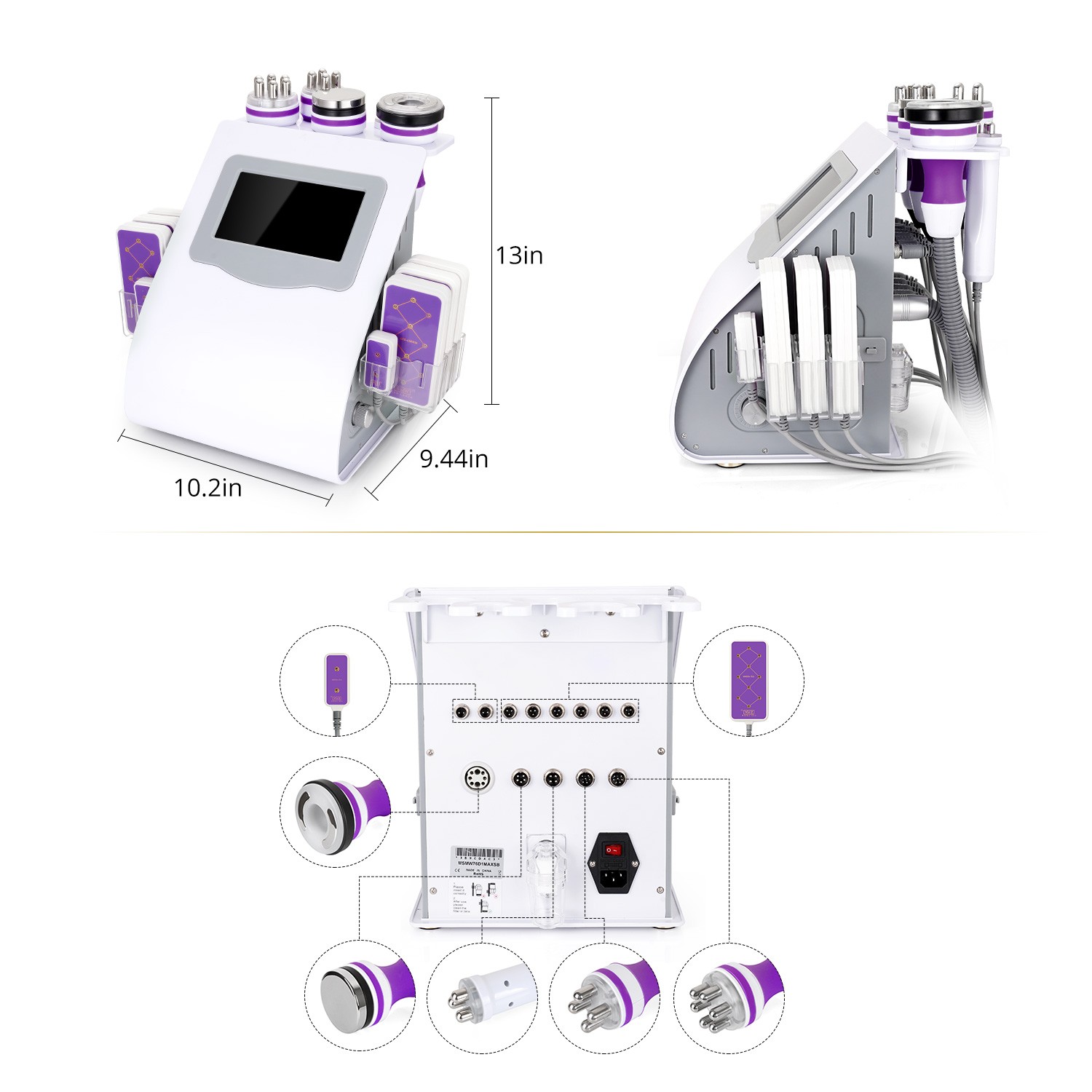 6 in 1 Beauty Machine for Body Massage Facial Skin Care Skin Lifting Lost Weig87