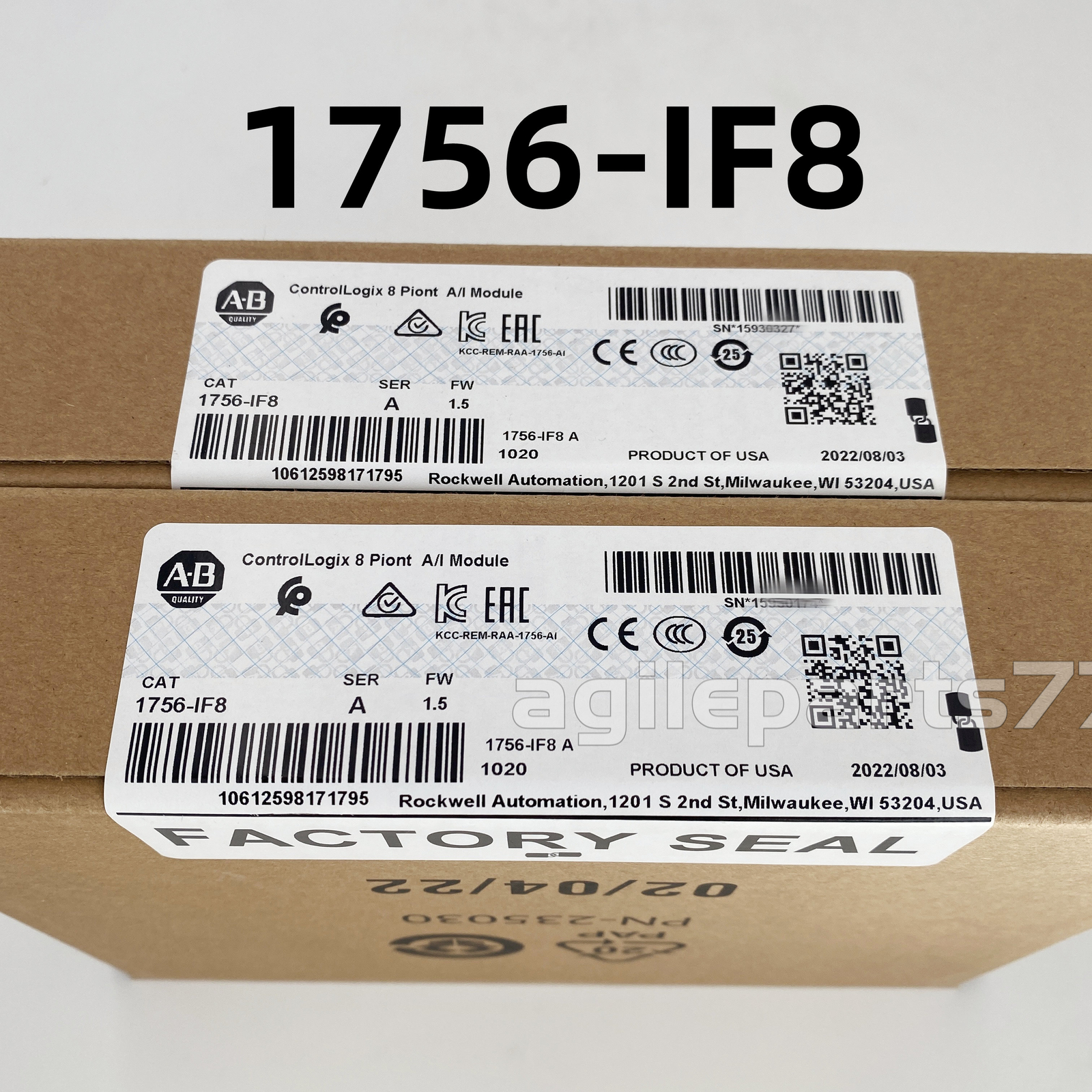 NEW Factory Sealed 1756-IF8 AB ControlLogix Point A/I Module 1756IF8 US Stock