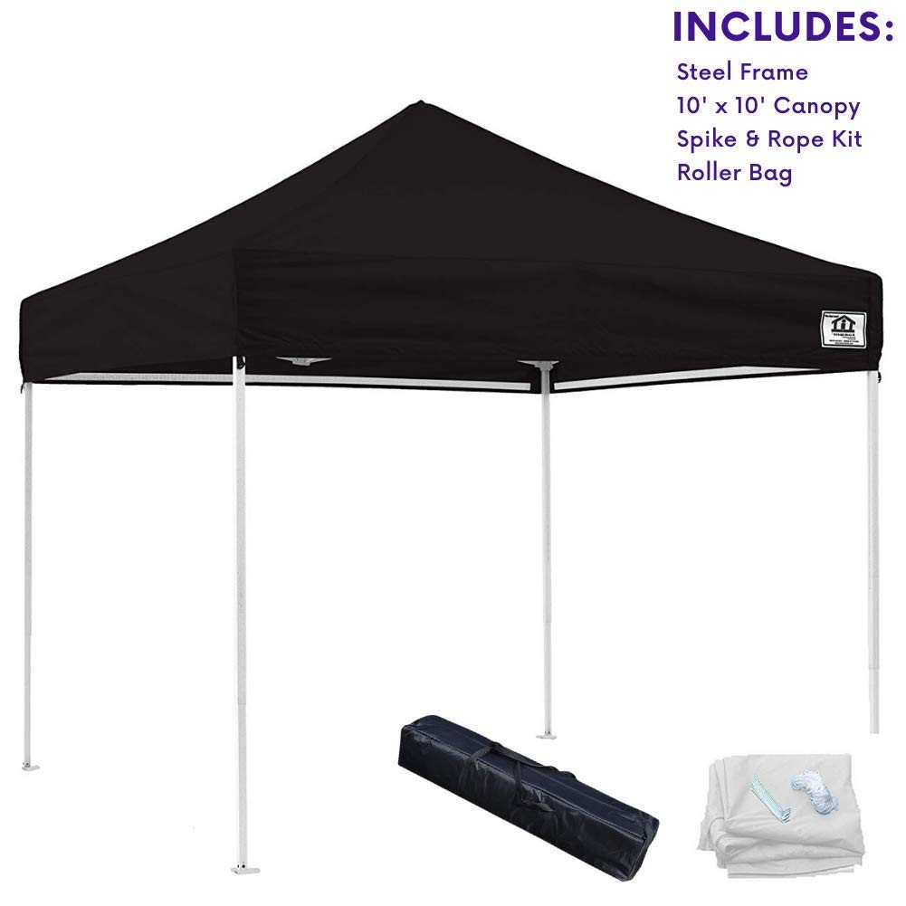 Impact Canopy Impact 10 X 10 Pop Up Canopy Tent Instant Shelter Steel Frame Uv