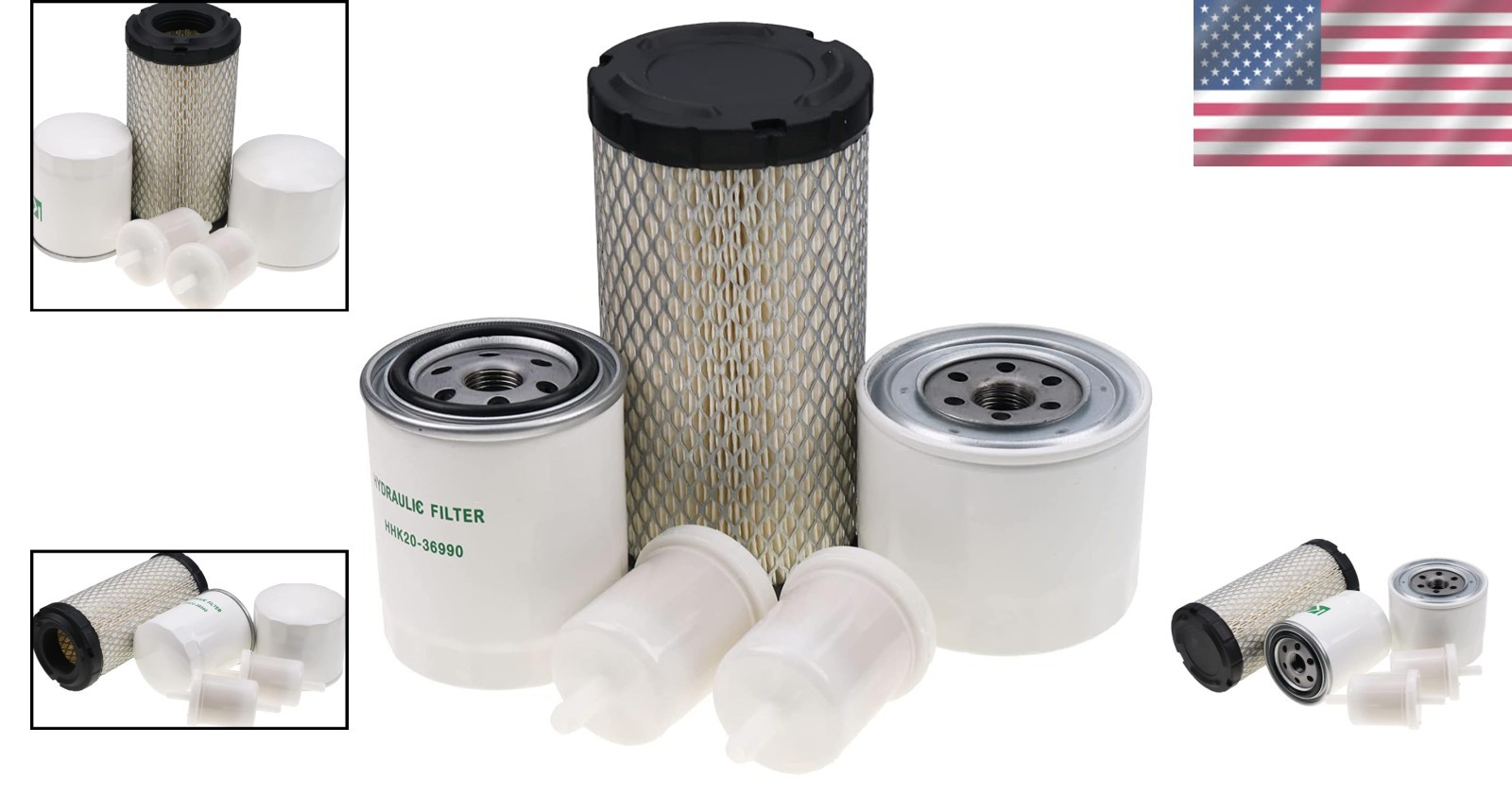 Complete Maintenance Filter Kit for Kubota Tractors: Fits BX, GR, and ZD Models