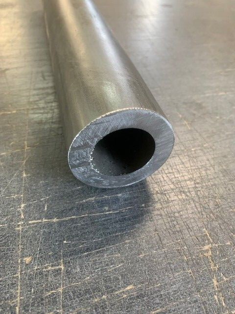 2.25″ OD x 3/8″ Wall DOM Seamless Round Tube x 48″ Long, Mild Steel Tubing