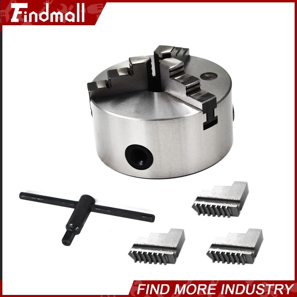 Findmall 125mm 3-jaw Self Centering Lathe Chuck For Drilling Milling Machine