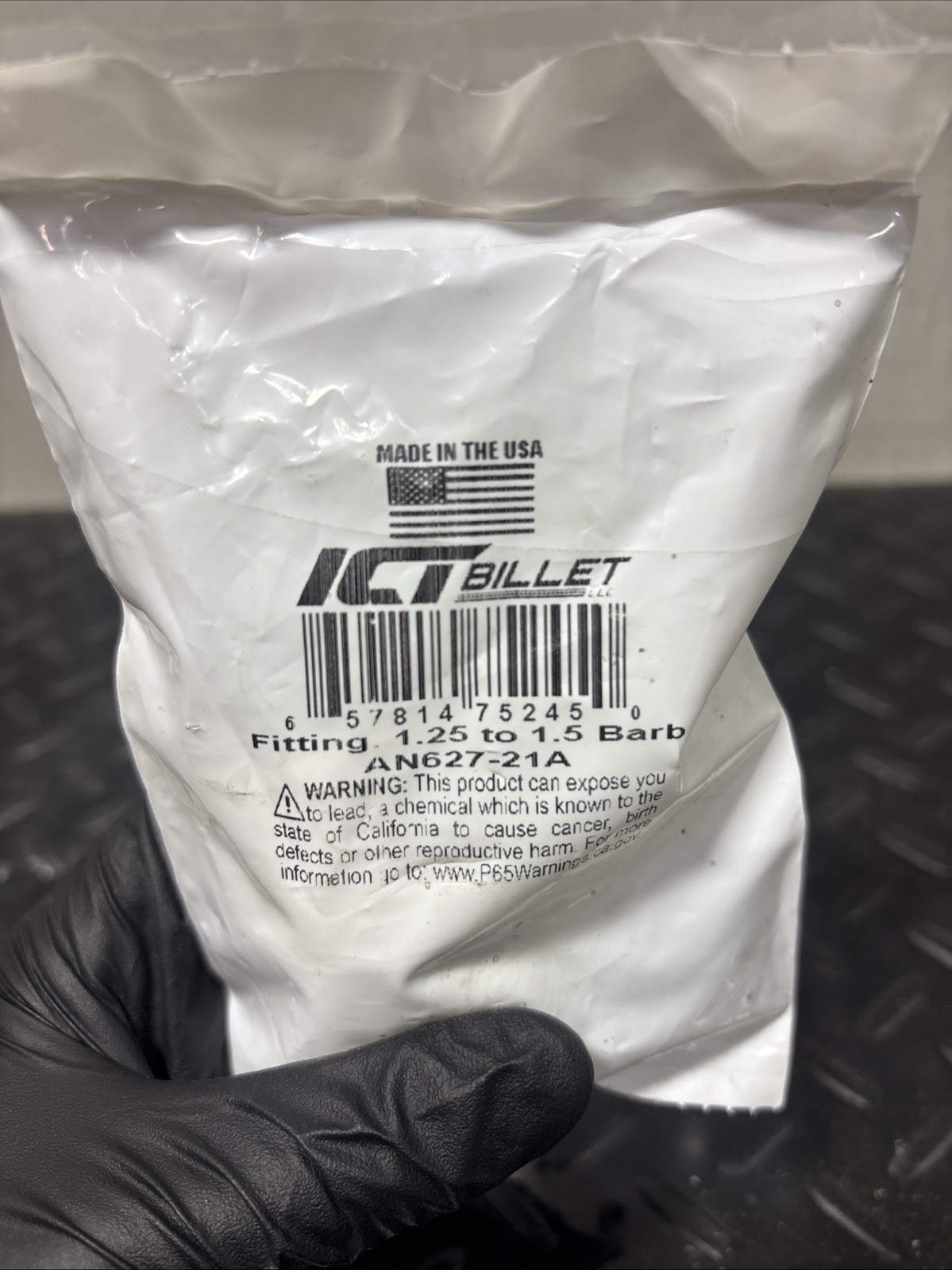 ICT BILLET 1.25 To 1.5 Hose Barb Reducer Machined Aluminum Pipe Fitting Coupler