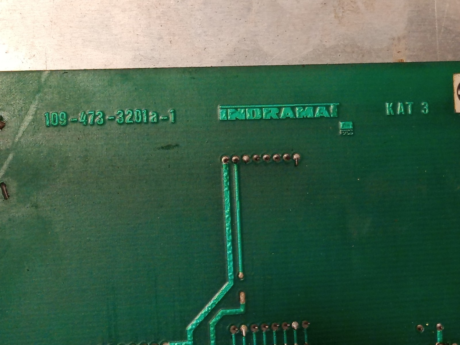 INDRAMAT 109-473-3201a-1 vintage key control panel KAT-3.3 for Perf-01 system