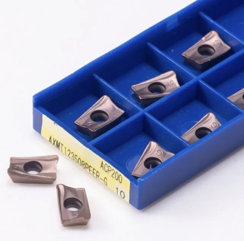 10pcs /pack AXMT123508PEER-G ACP200 Carbide milling inserts AXMT 123508