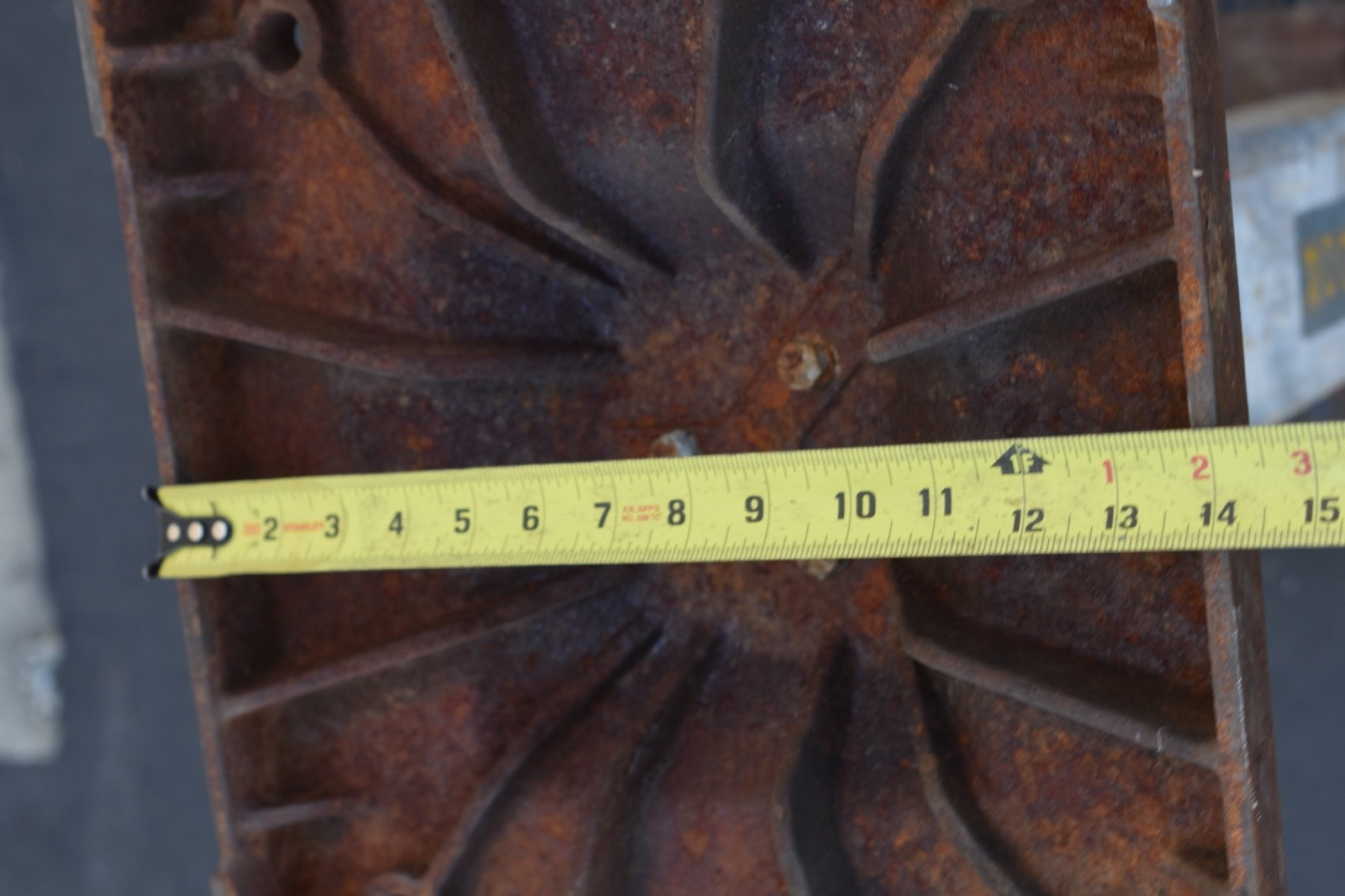 Baldor cast iron pedestal stand
