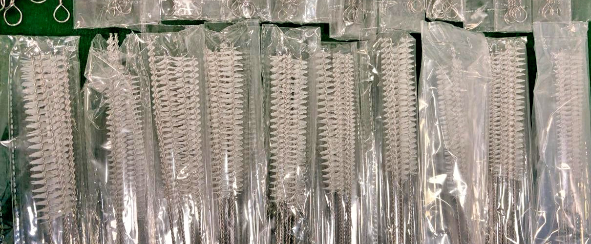 20 Set Laparoscopic Cleaning Brush Set of 5 for Surgical Instruments