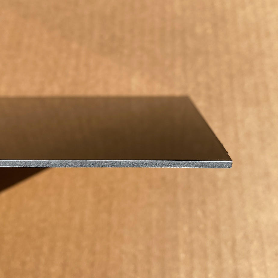 24″ x 48″ Aluminum Composite Sheet Gloss Black .080″ (2mm) Panel ACP, ACM