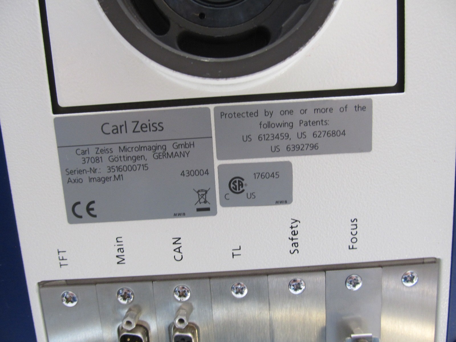 Zeiss Axio Imager M1 Microscope As Is – For Parts or Repair