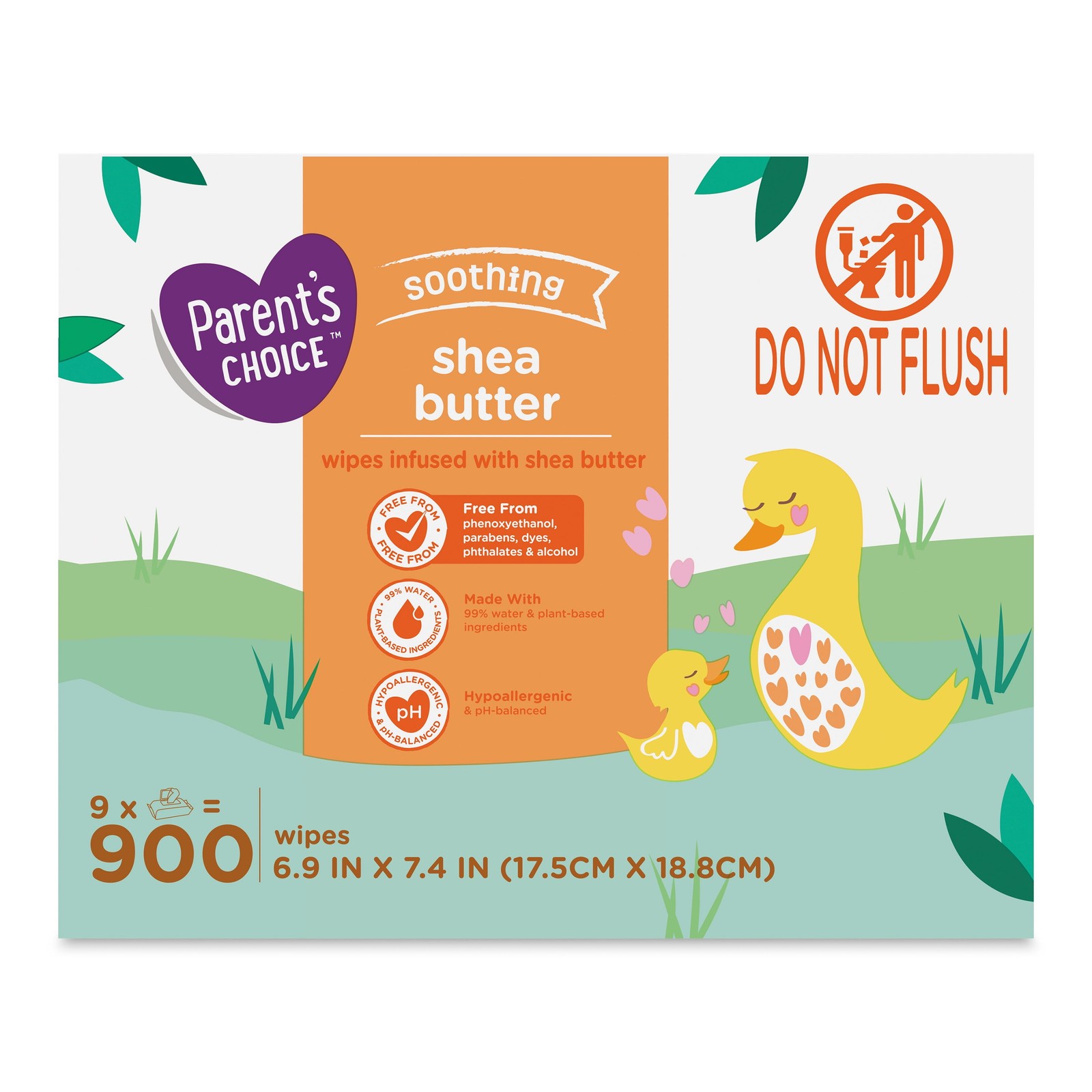 Shea Butter Wipes, 900 Count (Select for More Options)