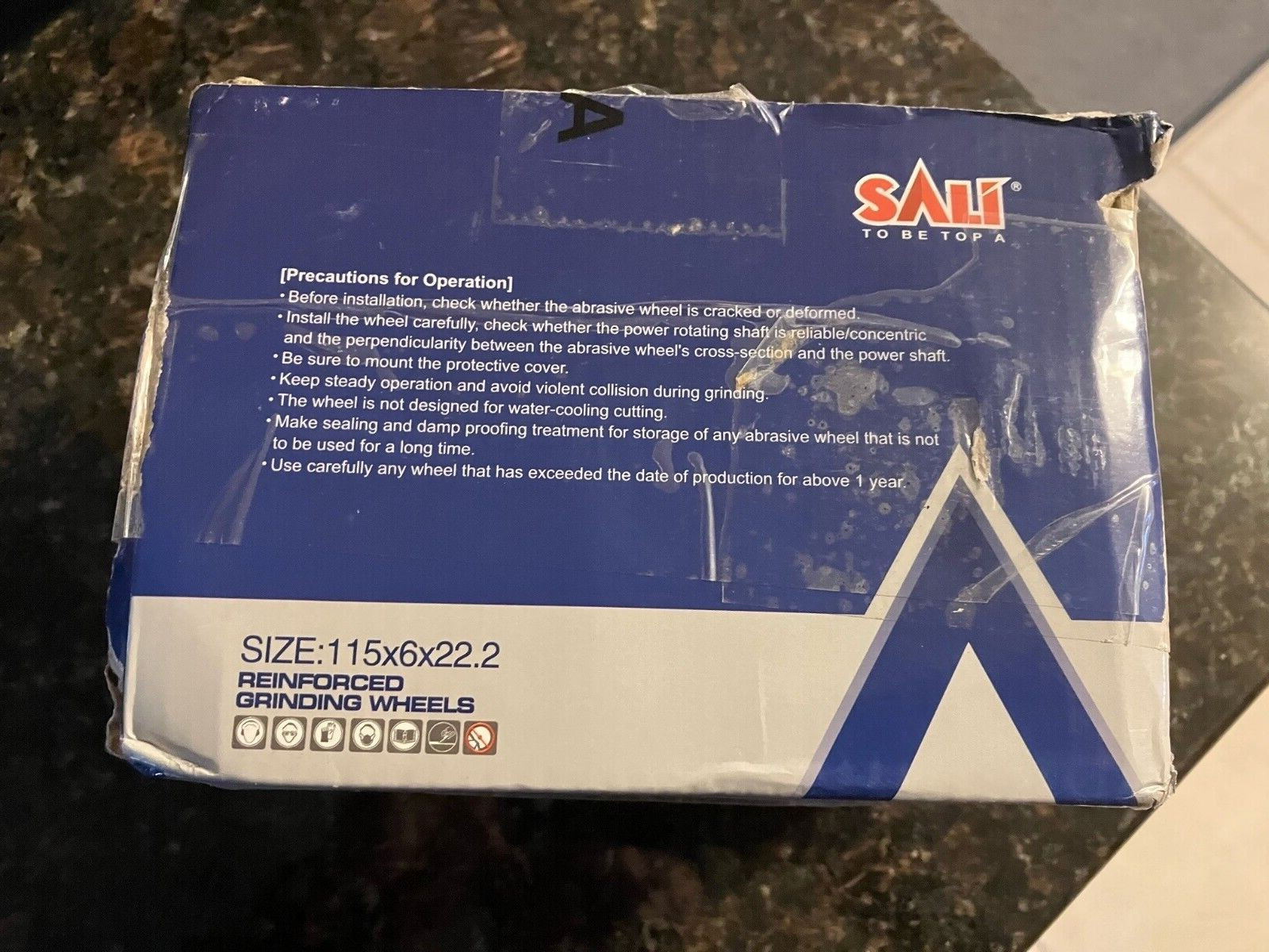 SALI 4.5″ x 1/4″ x 7/8″ T27 Metal Grinding Discs 115 x 6.0 x 22.2 – 25 Count