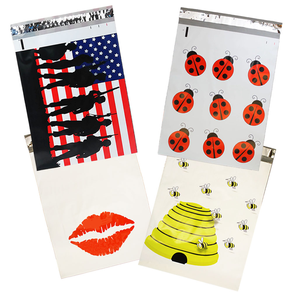 10×13 Poly Mailers Designer FUN Self Adhesive Shipping Bags 50,100, 200 Assorted