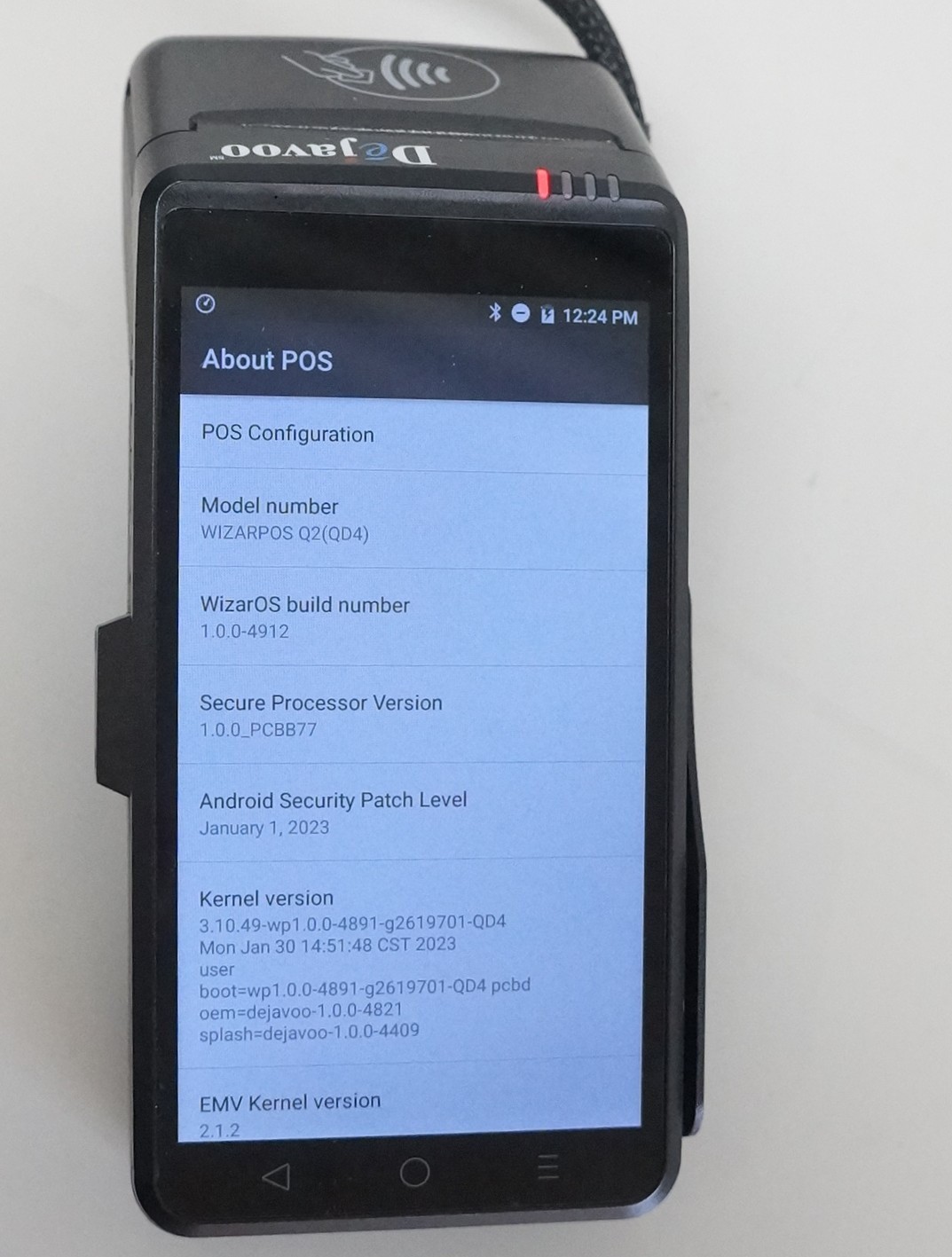 Dejavoo QD4 Android POS Credit Card Terminal Parts or Repair