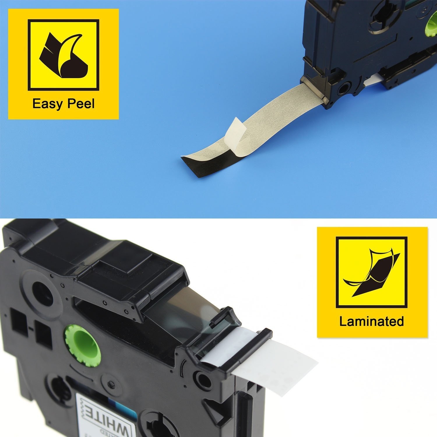 Compatible with Brother TZ TZe Label Tapes Fit For P-Touch (6/9/12/18/24/36mm)