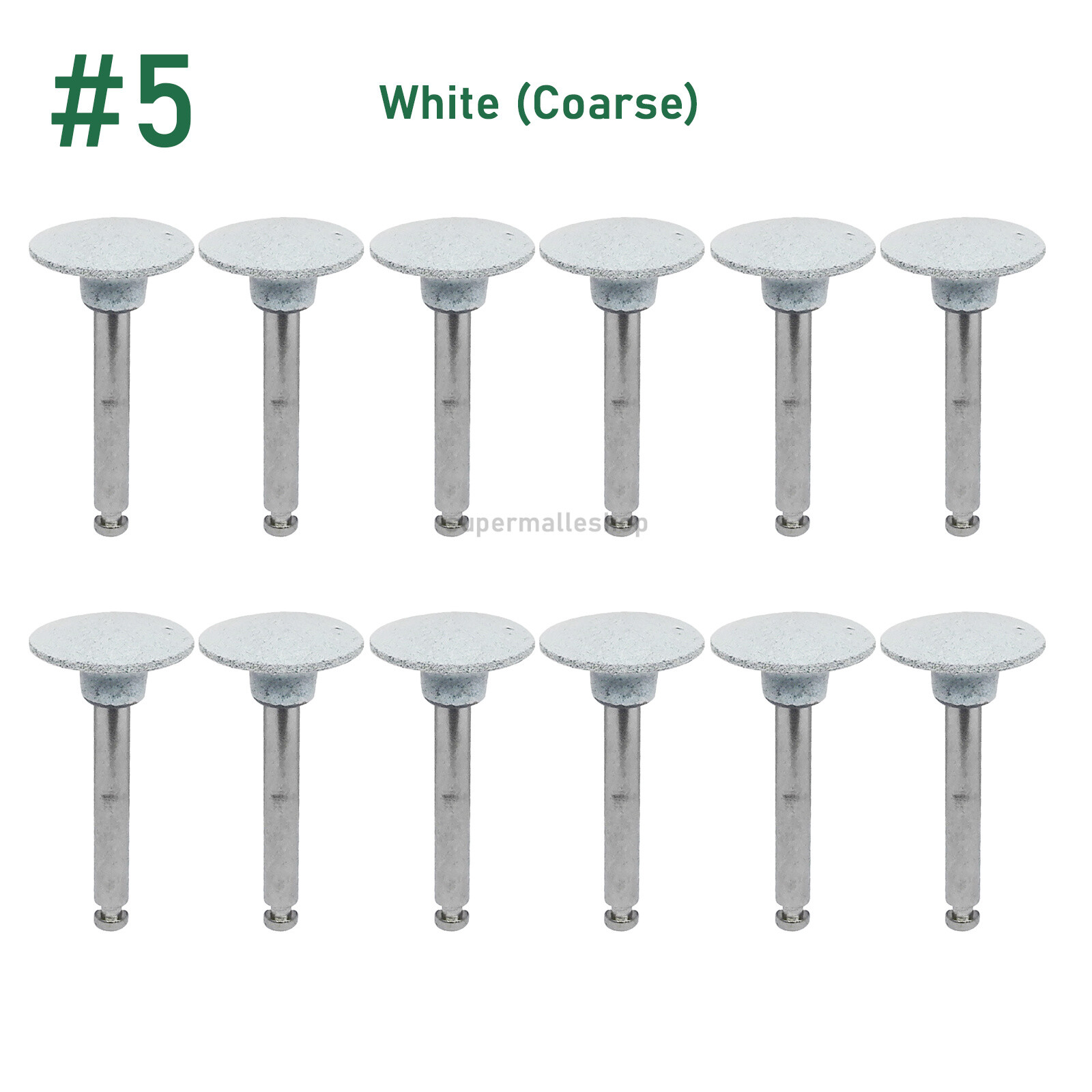 12X Dental Composite Polishing Burs Kit RA Silicone Polisher 2.35mm Contra Angle