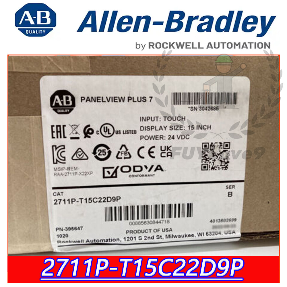 high quality New Allen Bradley 2711P-T15C22D9P PanelView Plus 7 Graphic Terminal