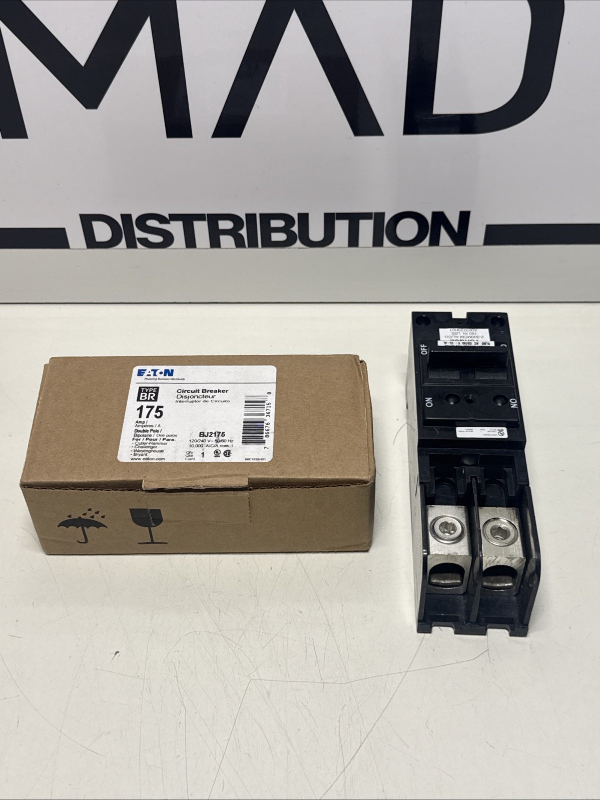 Eaton / Cutler-Hammer BJ2175 Circuit Breaker 2poles 175amps