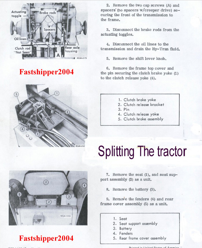 International IH Cub LoBoy Lo-Boy 154 184 185 Tractor Service Repair Manual CD
