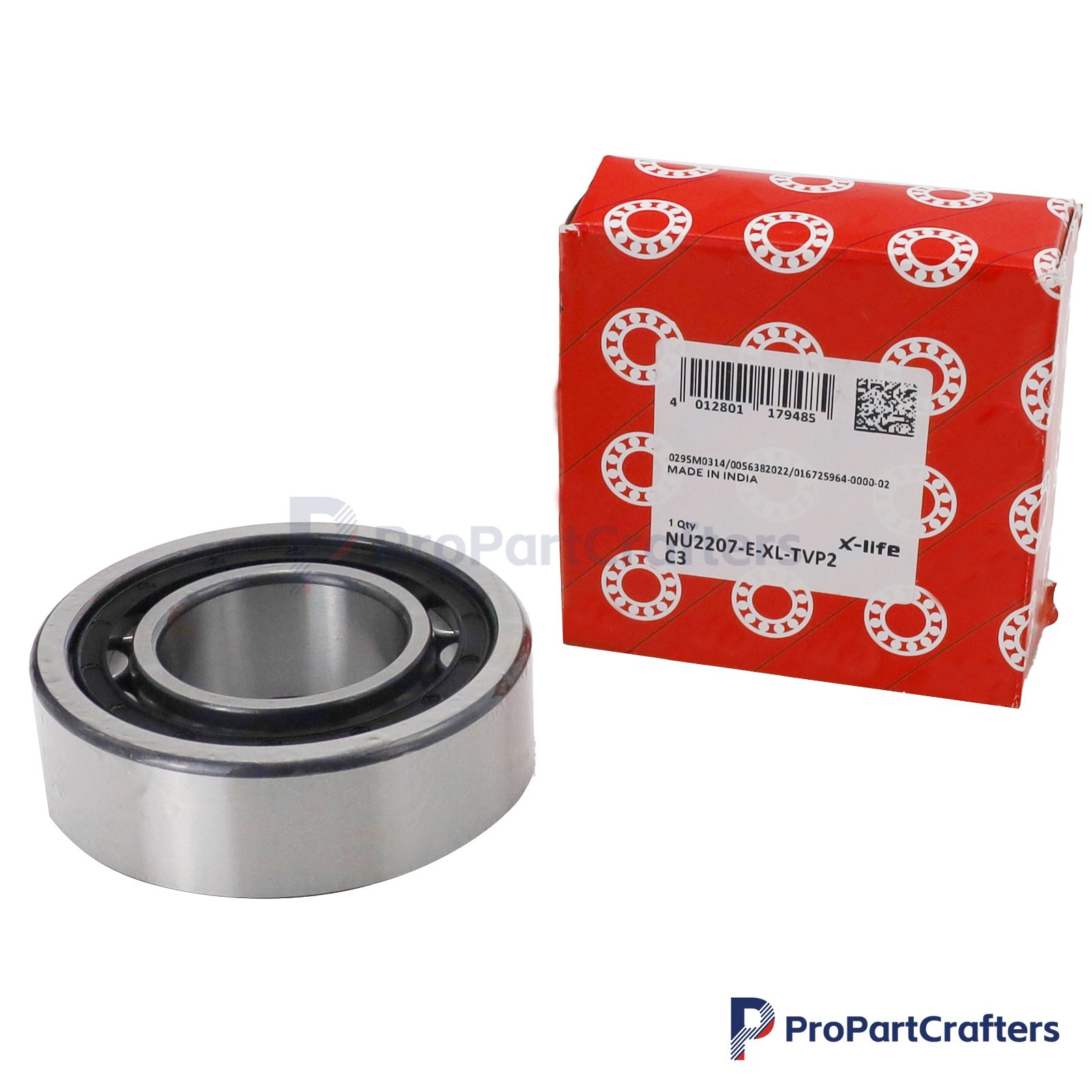Fits For FAG NU2207 E XL TVP2 C3 Cylindrical Roller Bearing 35x72x23mm