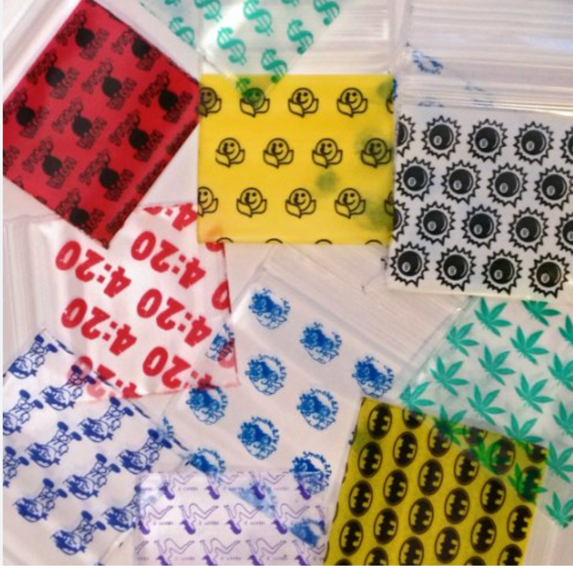 DIME BAGS 1000pc 2″x 2″ ziplock baggies WE CHOOSE STYLES (100pc x 10 packs)