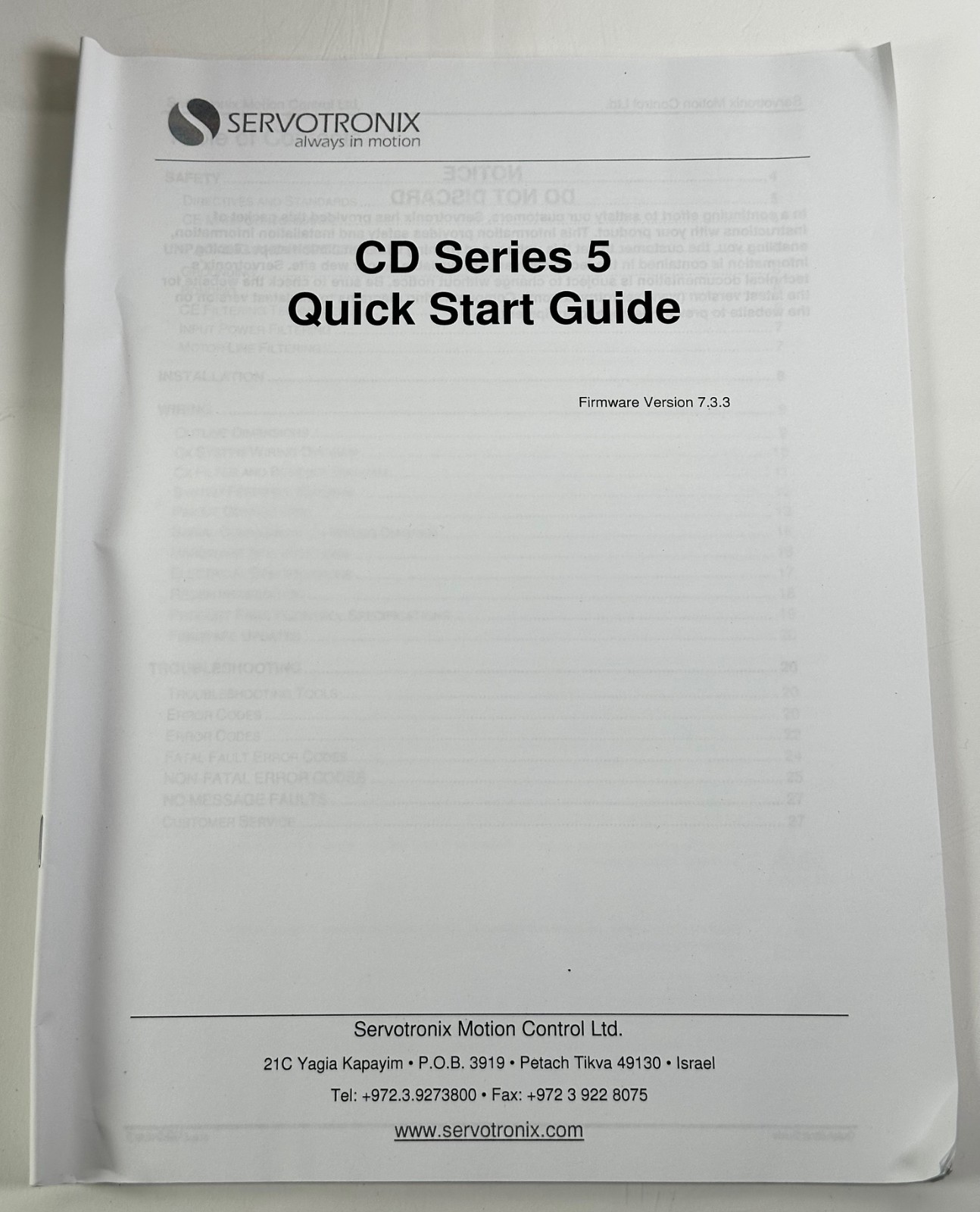 (NEW) Kollmorgen CR06550 Servostar CD Servo Drive