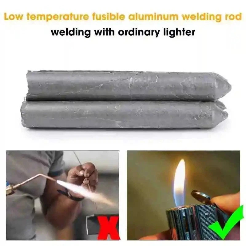 Low Temperature Welding Rods Aluminum Magic Flux Cored Brazing Wire 10pcs