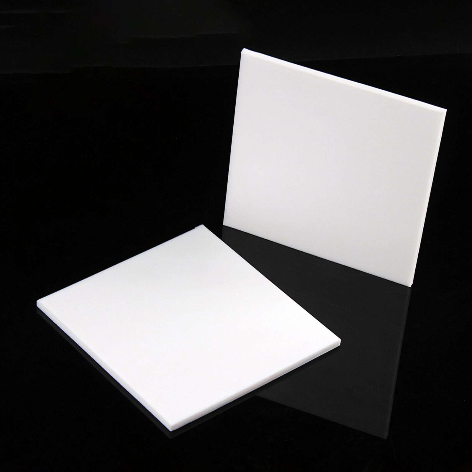 PTFE White Sheet 0.5mm to 30mm Thick Various Sizes 100mm to 300mm