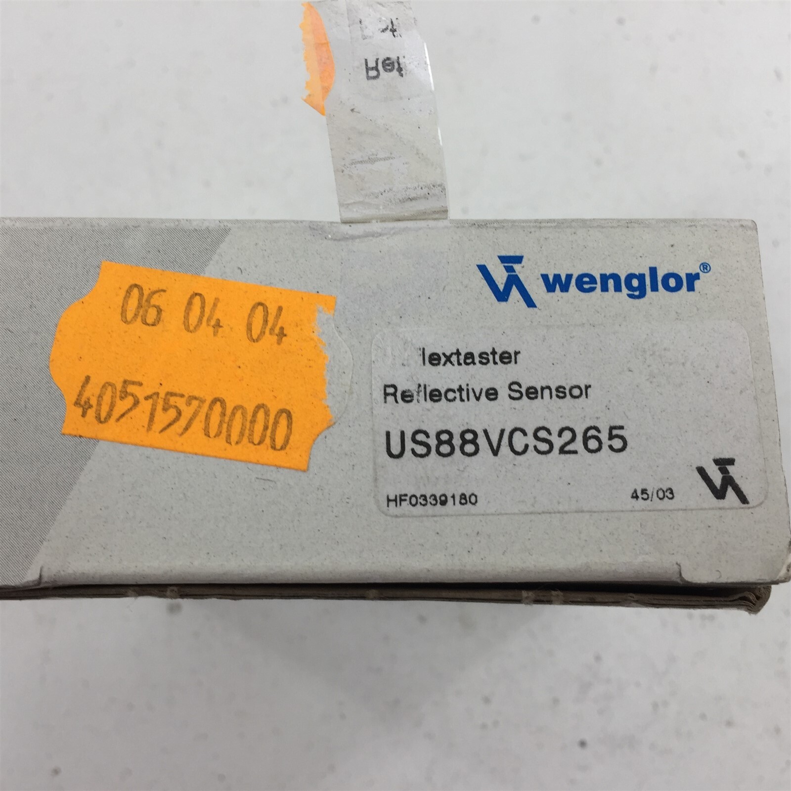 Wenglor US88VCS265 Reflective Sensor