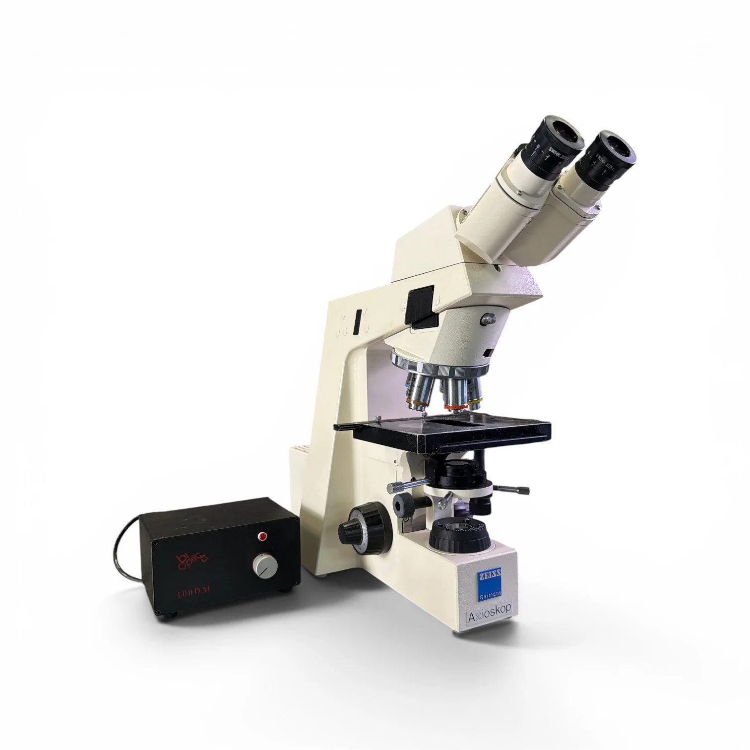 Carl Zeiss Axioskop 50 Microscope 45-14-85 w/ Achroplan Objectives