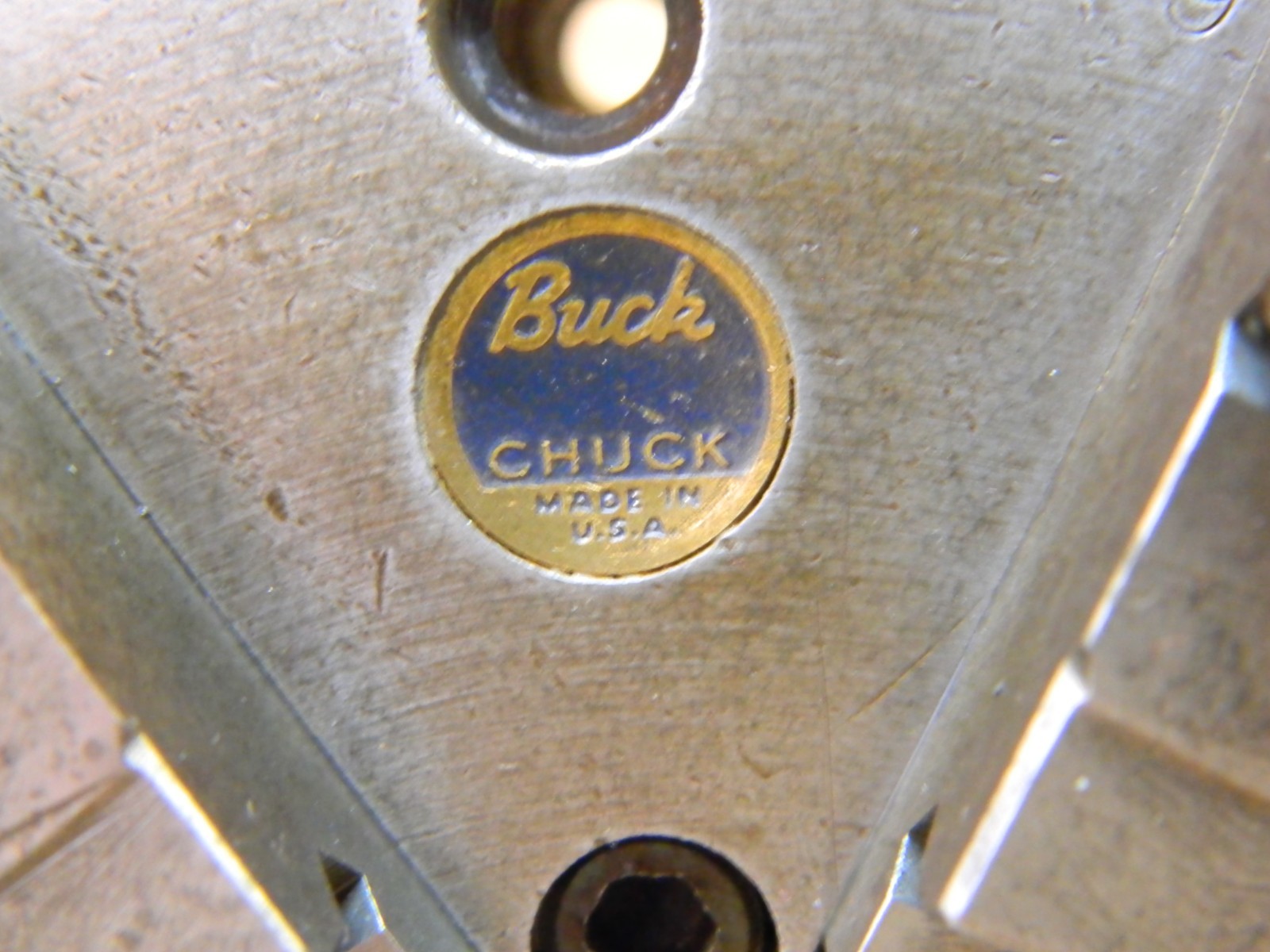 BUCK LATHE CHUCK 3662 6 JAW ADJUST TRU 6″ SOLID JAWS