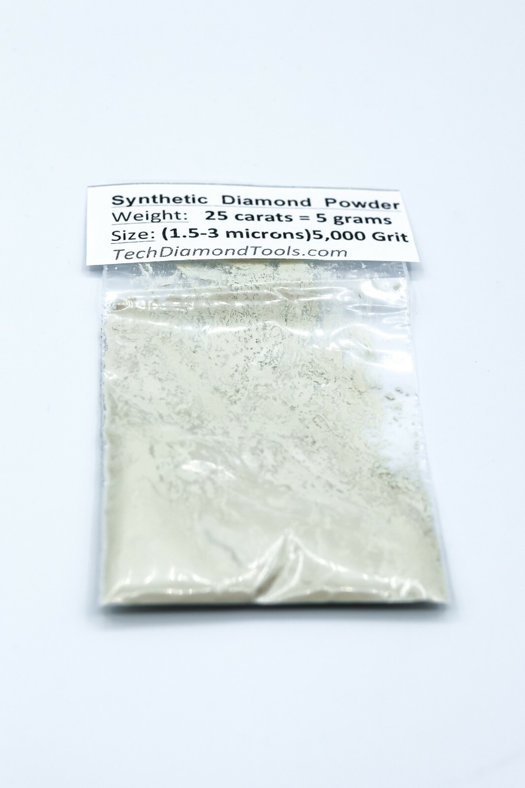 TechDiamondTools Diamond Powder 5,000 Grit 1.5-3 Microns, 25 cts = 5 Grams