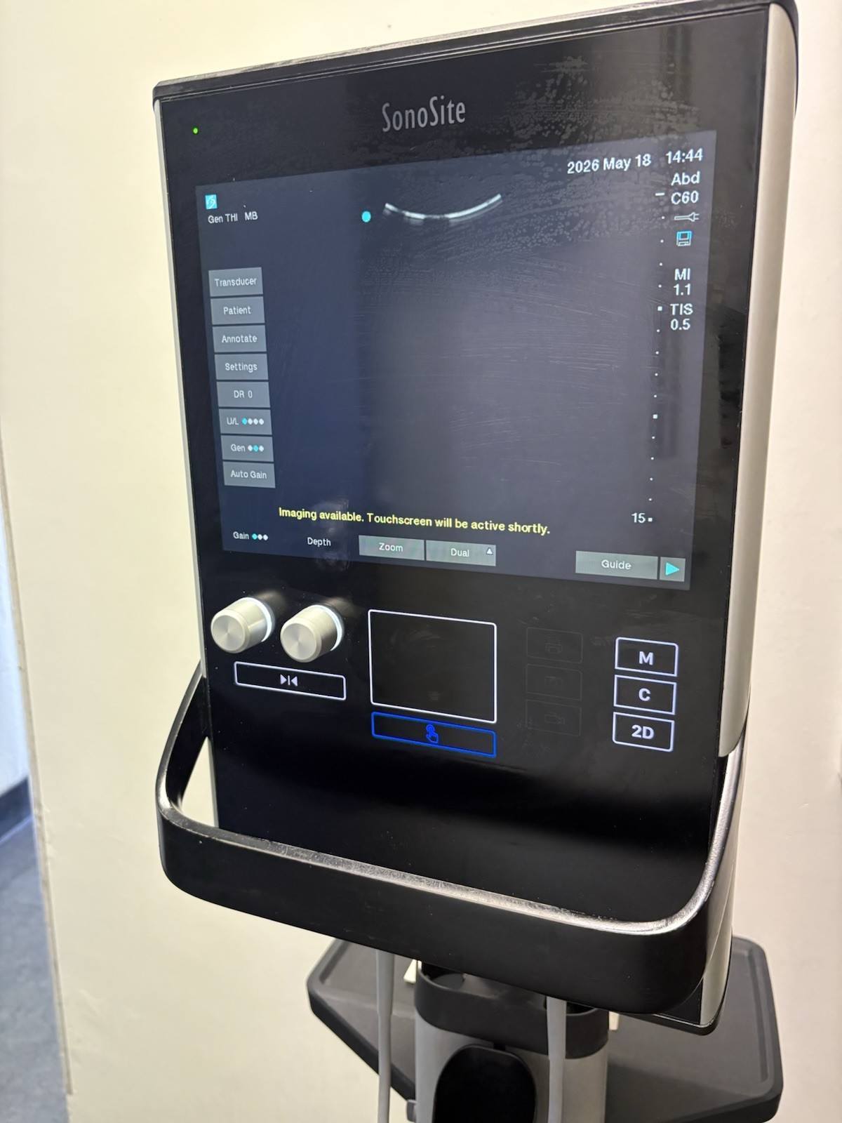 Sonosite SII Total Ultrasound System Ref P20883-12 With Three Probes (PLS READ)