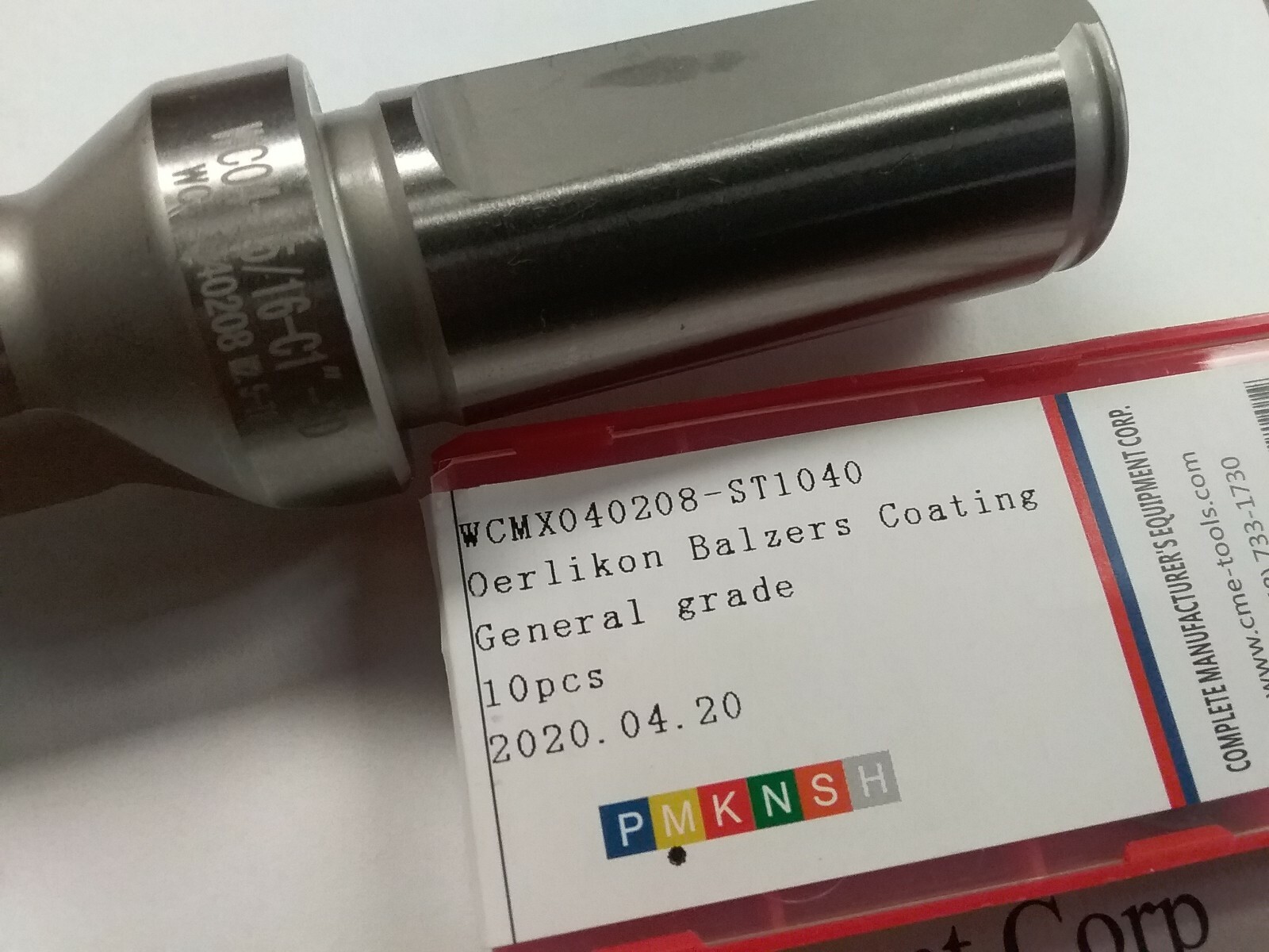 U drill 15/16″x3″x6″, 1″ shank, index, w. Extra 10pcs WCMX04 inserts #UD-1516