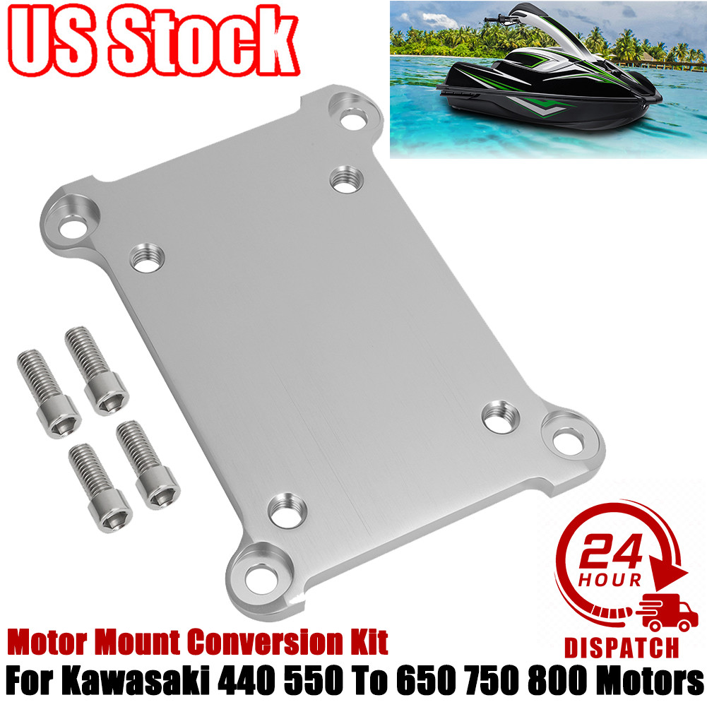 For Kawasaki 440 550 To 650 750 800 Motors Aluminium Motor Mount Conversion Kit