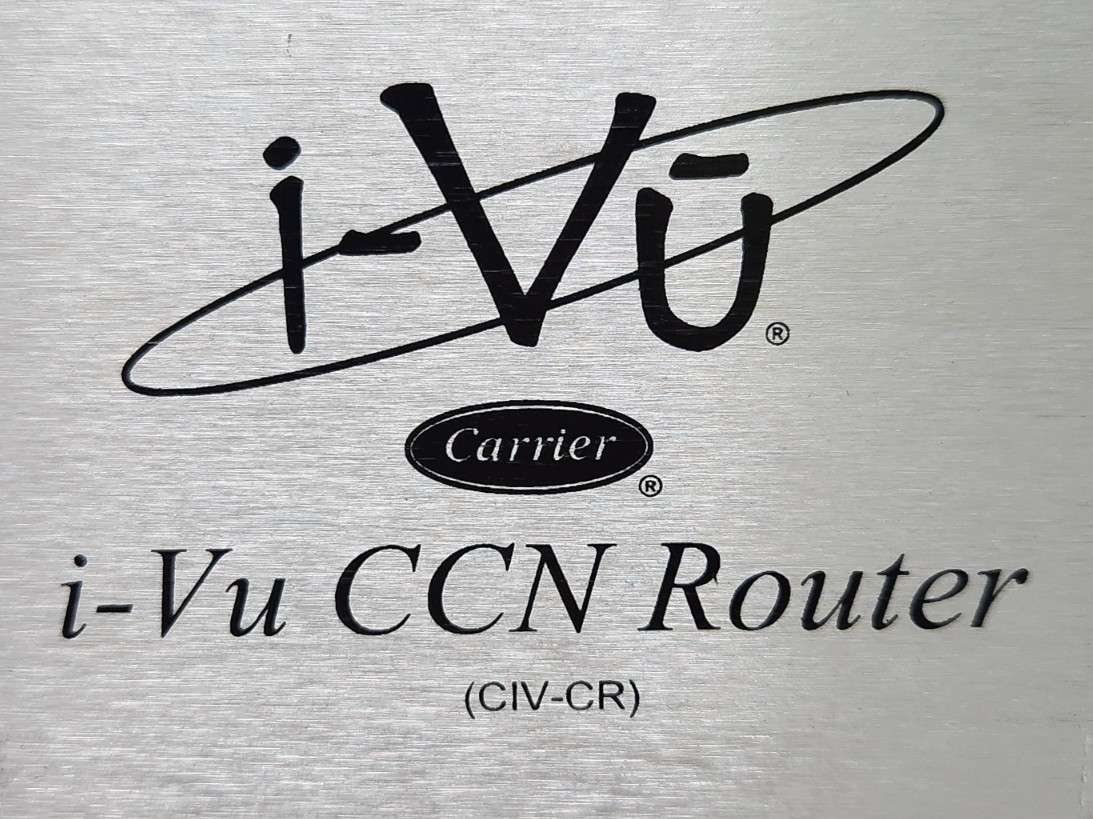 😎 CARRIER CIV-CR I-VU CCN ROUTER 24 VAC/DC 10/100 BASE T ETHERNET PORT