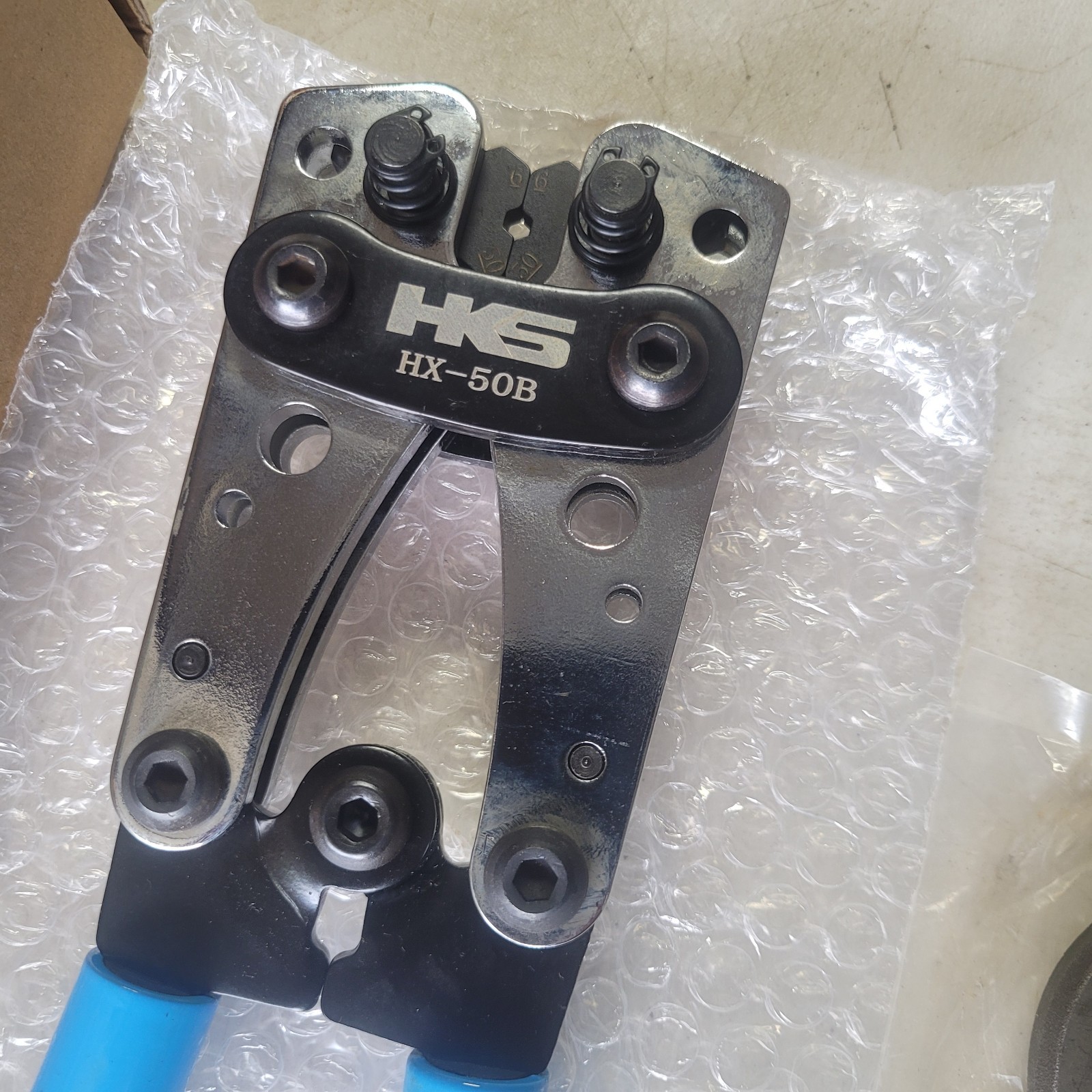 HKS HX-50B Battery Cable Lug Crimper Tool + Cutter Mechanic Tools