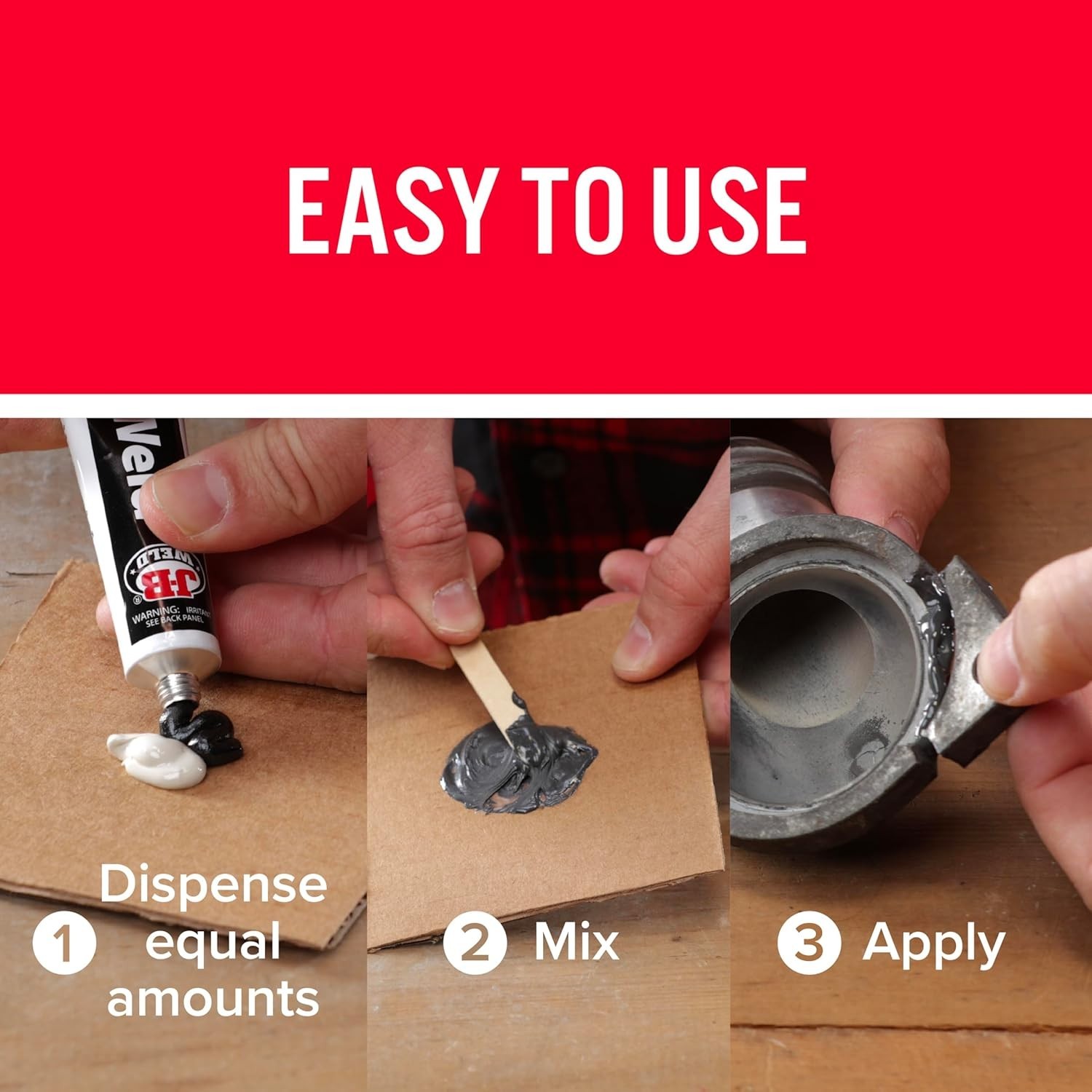 KwikWeld Quick Setting Steel Reinforced Epoxy – Dark Grey 2 oz